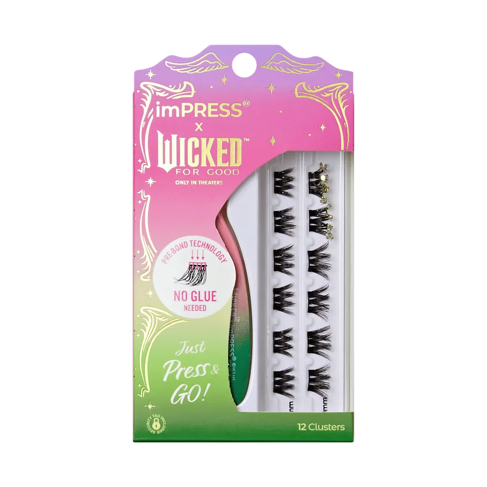 impress-x-wicked-for-good-fly-fly-no-glue-lash-clusters-8mm-10mm-12-clusters image 1