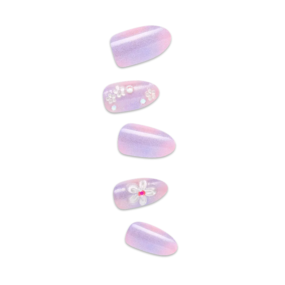 impress-premium-pick-me-first-no-glue-press-on-nails-multicolor-3d-jewel-design- image 1