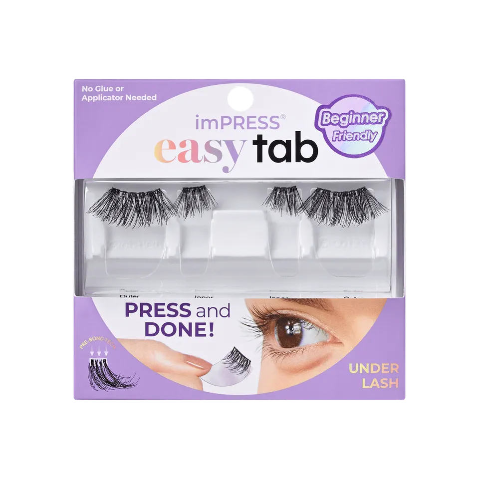 impress-falsies-easy-tab-pre-glued-false-eyelashes-demi-wispy-1-pair-half-lash-2 image 1