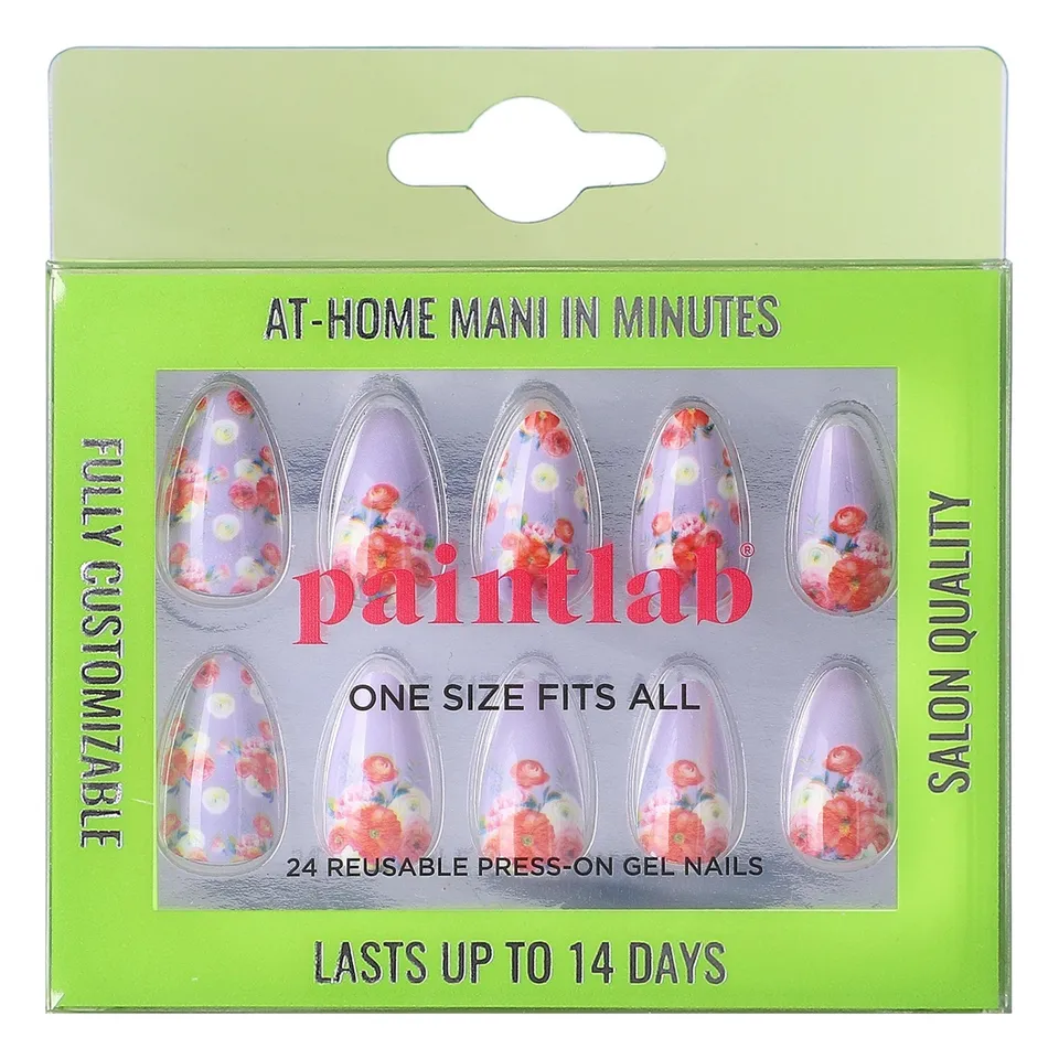 paintlab-florence-short-almond-press-on-nails image 1