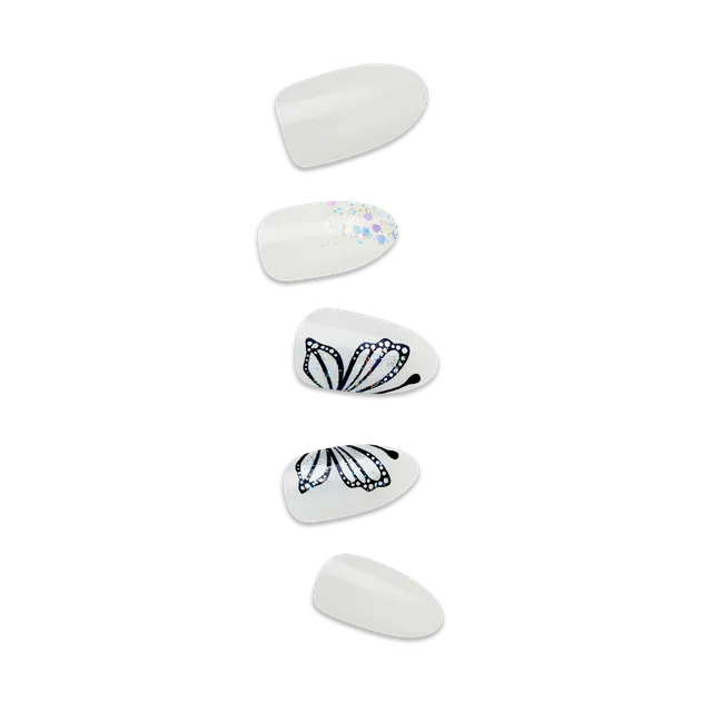 impress-design-press-on-nails-too-sweet-white-almond-medium-no-glue-manicure-30- image 1