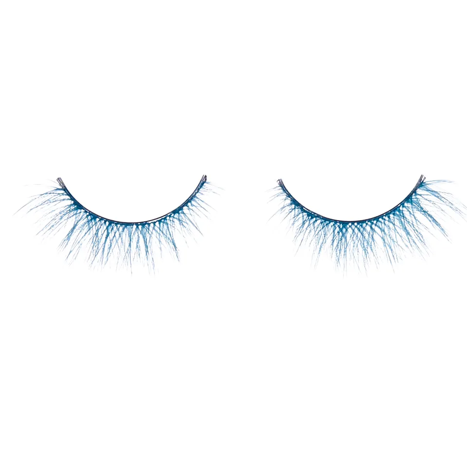 paintlab-baby-blue-lashes-soft-sky-blue-medium-false-eyelashes-handmade-syntheti image 1