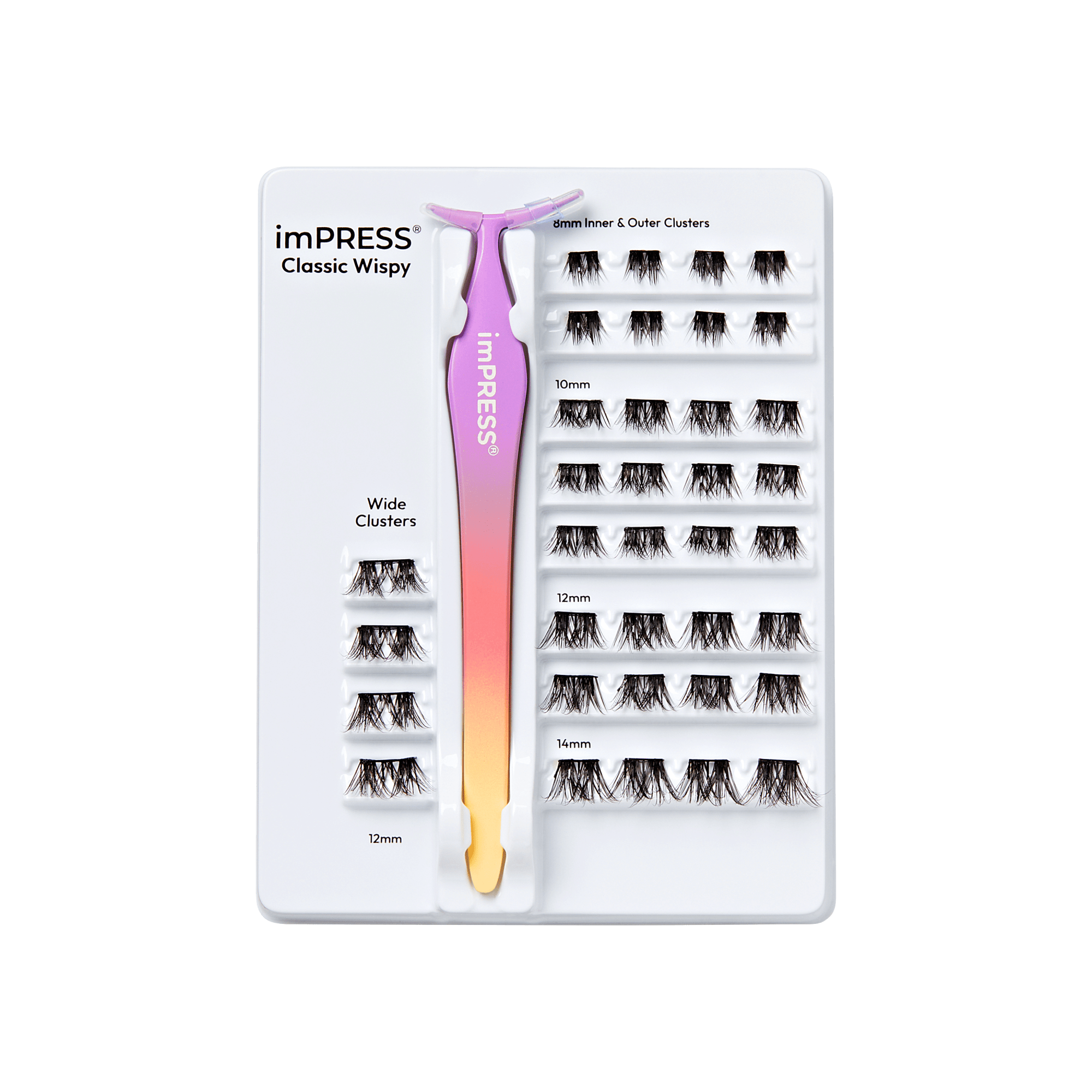 impress-classic-wispy-pre-glued-false-eyelashes-starter-kit-36-lash-clusters-wit image 5