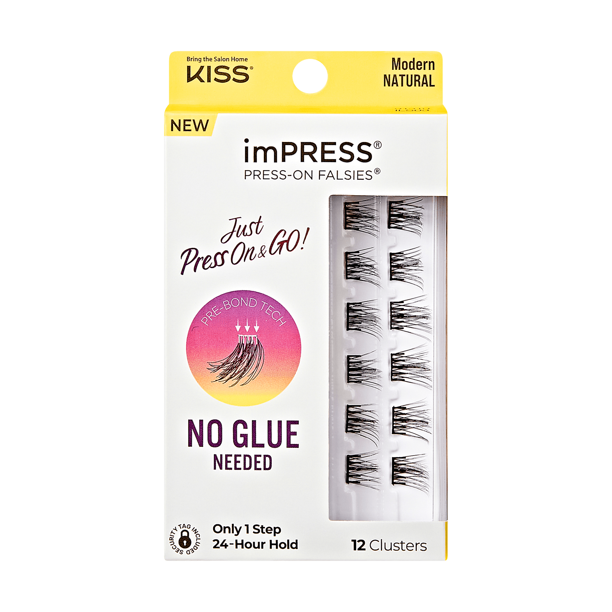 impress-falsies-pre-glued-false-eyelashes-minipack-modern-12-lash-clusters-12mm- image 1