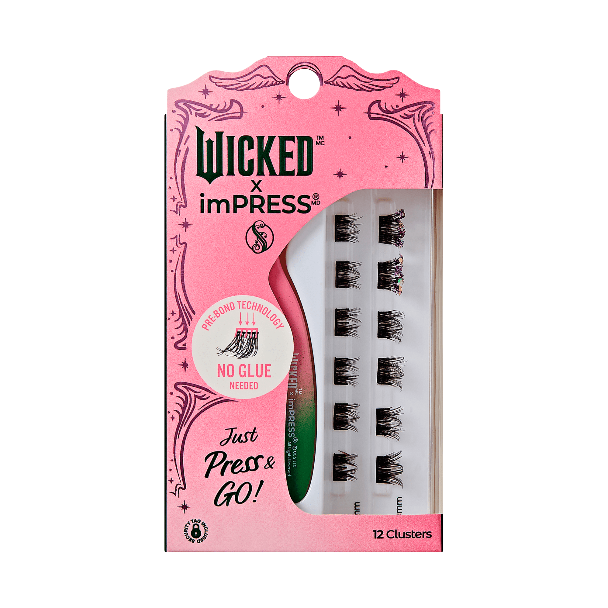 wicked-x-impress-fantabulous-lash-clusters-purple-glitter-8-10mm-12-pieces image 1