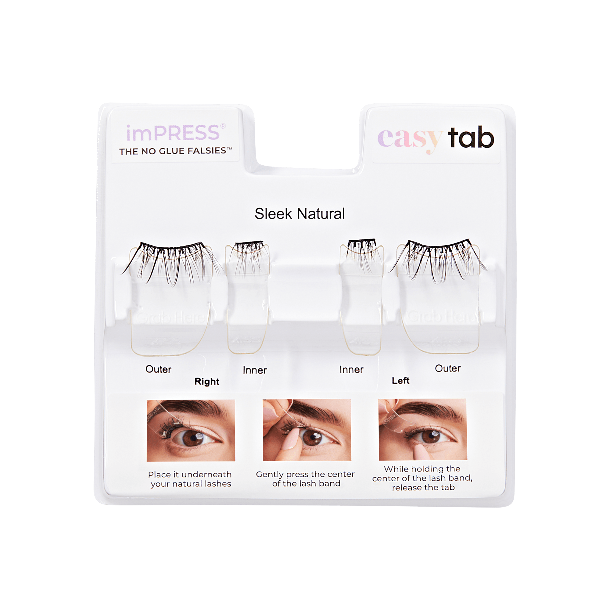 impress-falsies-easy-tab-pre-glued-eyelashes-natural-half-lash-2-clusters-6mm-12 image 6