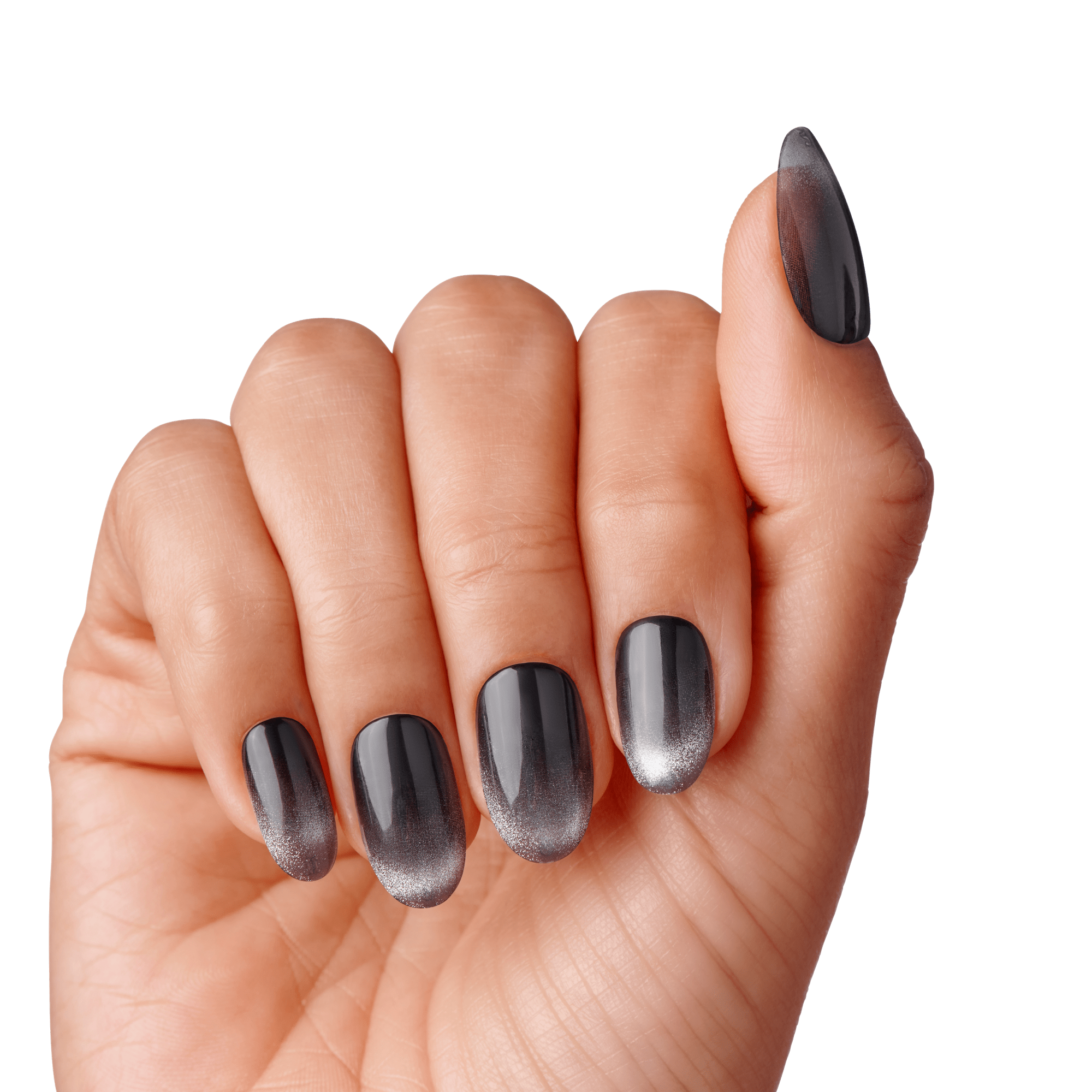 colorfx-by-impress-no-glue-fake-press-on-nails-best-wishes-solid-black-medium-ov image 5