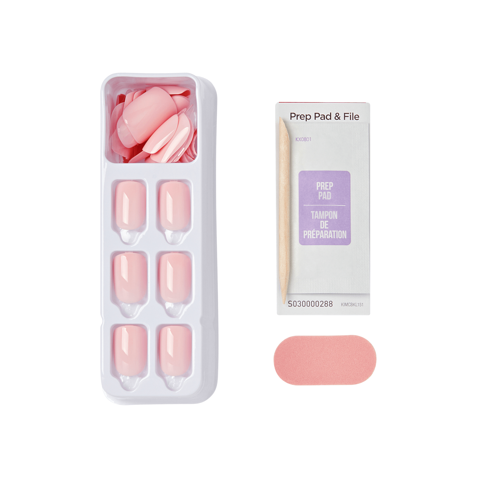 impress-color-no-glue-fake-press-on-nails-pick-me-pink-solid-pink-short-squoval image 5
