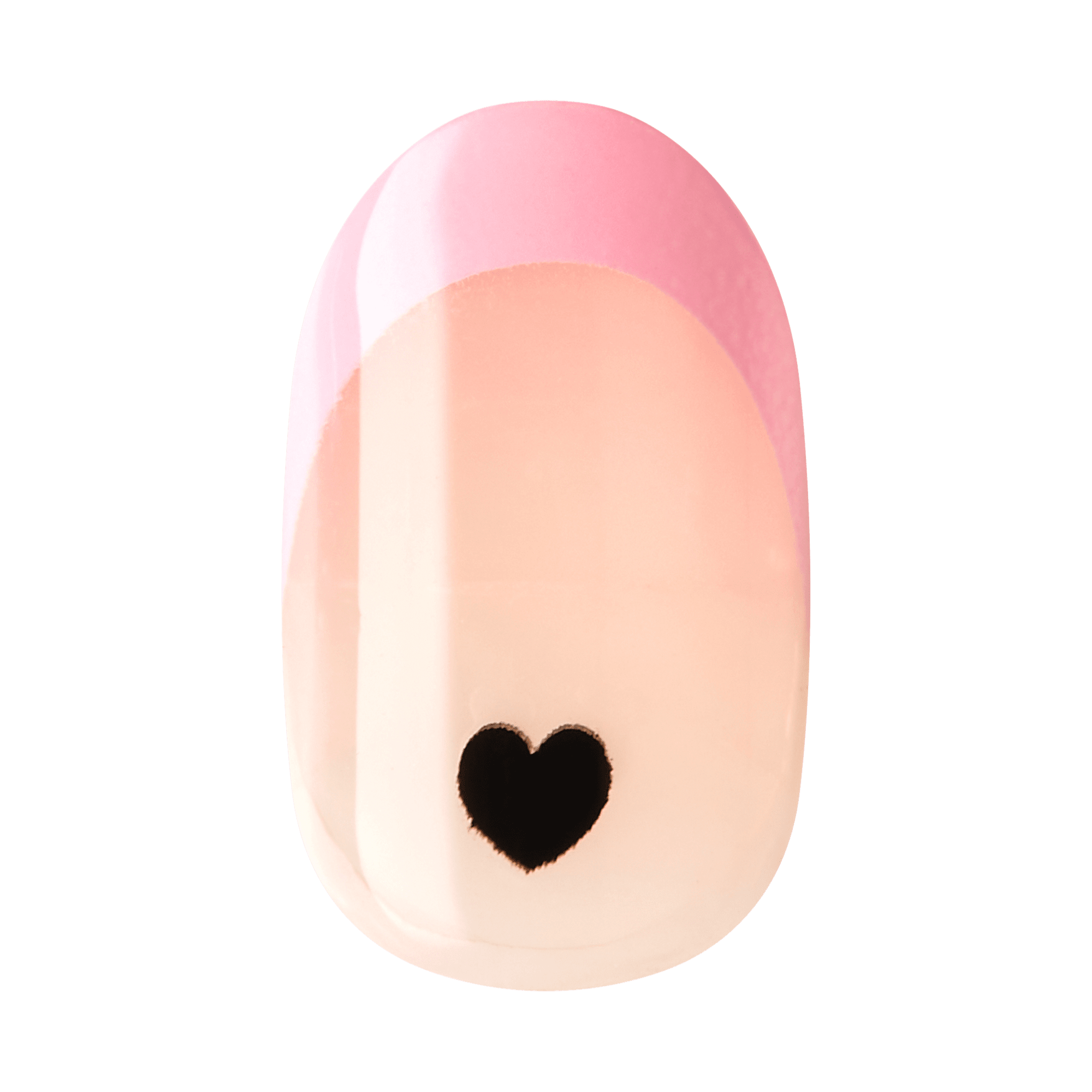 impress-french-no-glue-press-on-nails-ditto-pink-french-tips-short-oval-30-nails image 5