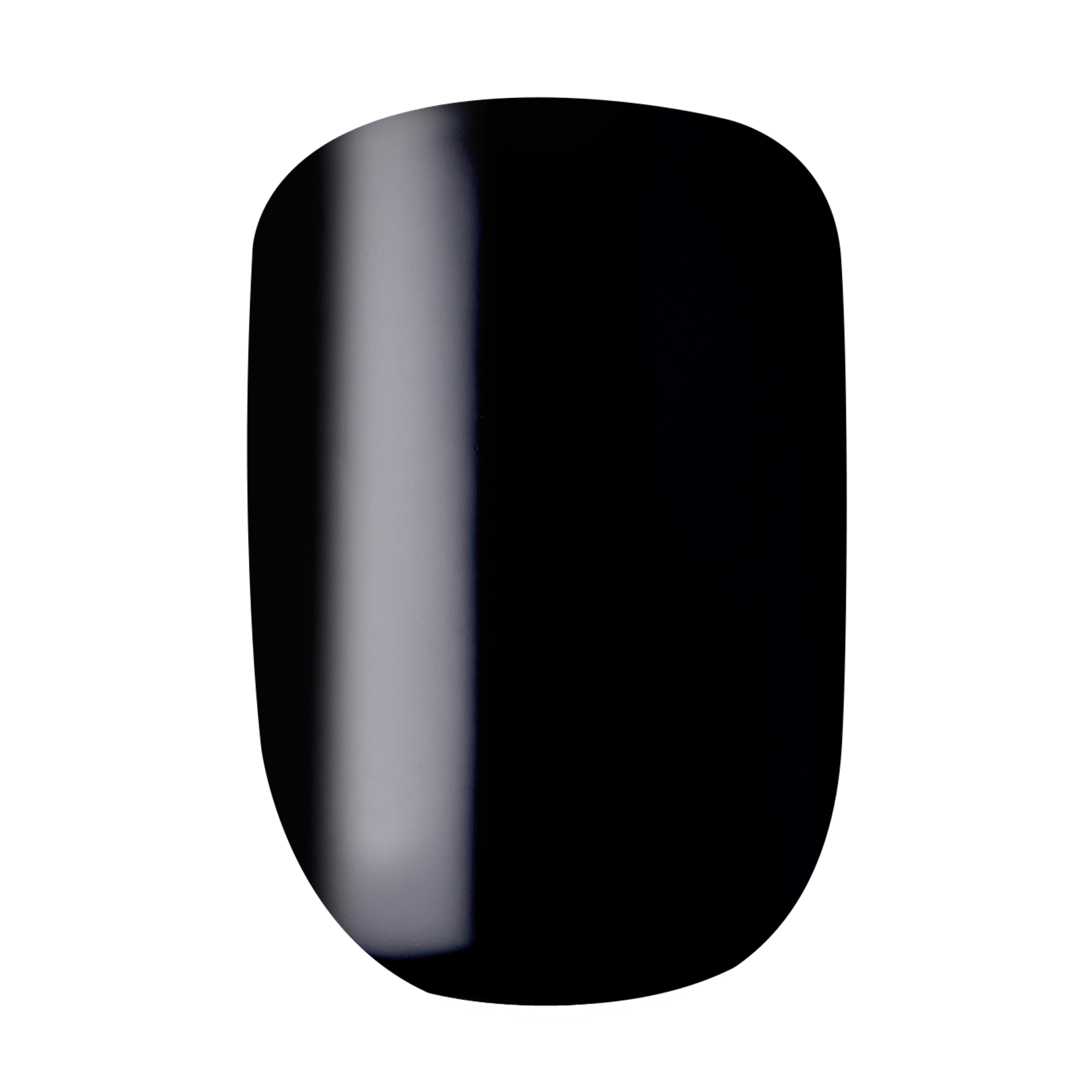 impress-color-no-glue-press-on-nails-all-black-solid-black-short-squoval image 5