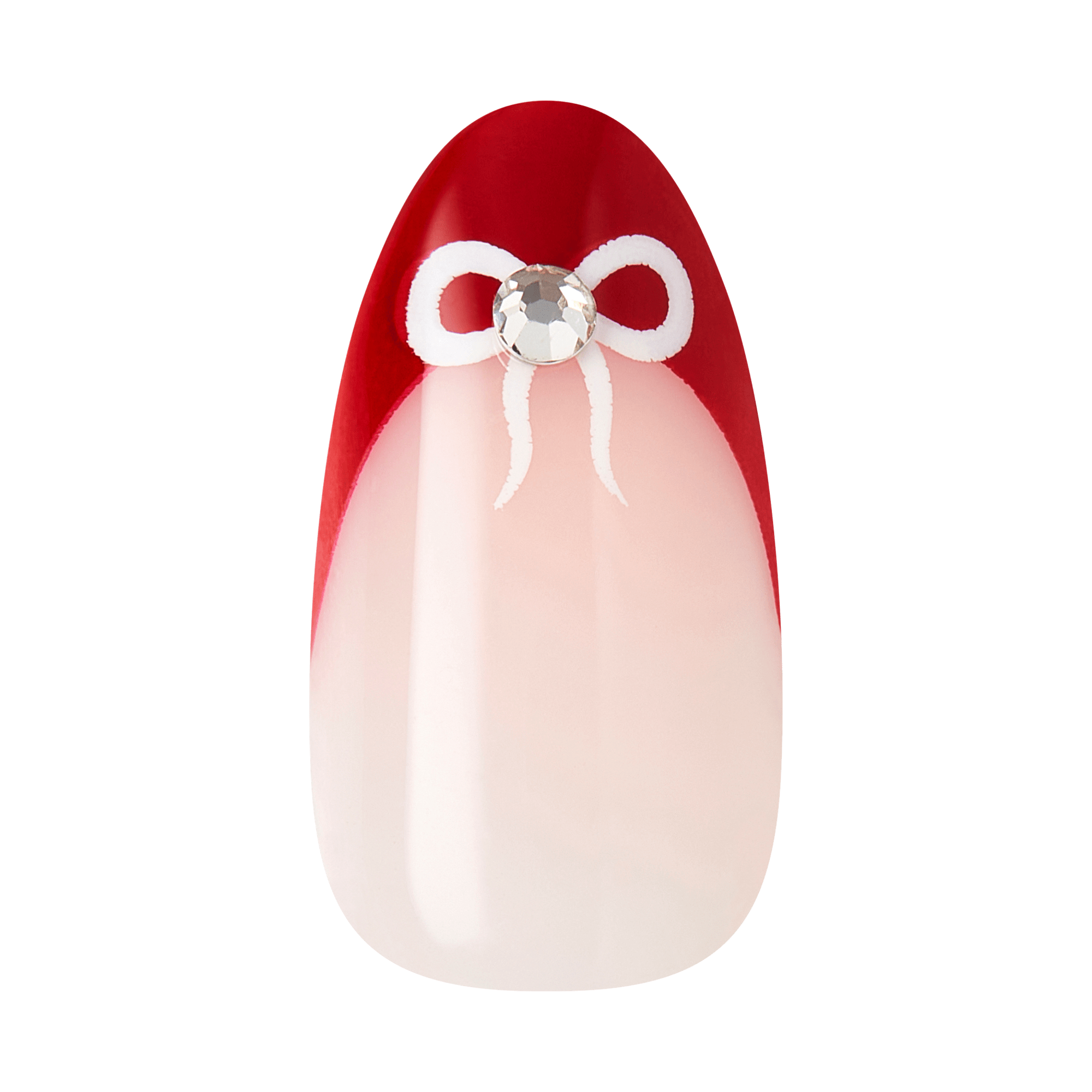 impress-design-no-glue-fake-press-on-nails-buzz-french-red-medium-almond-manicur image 6