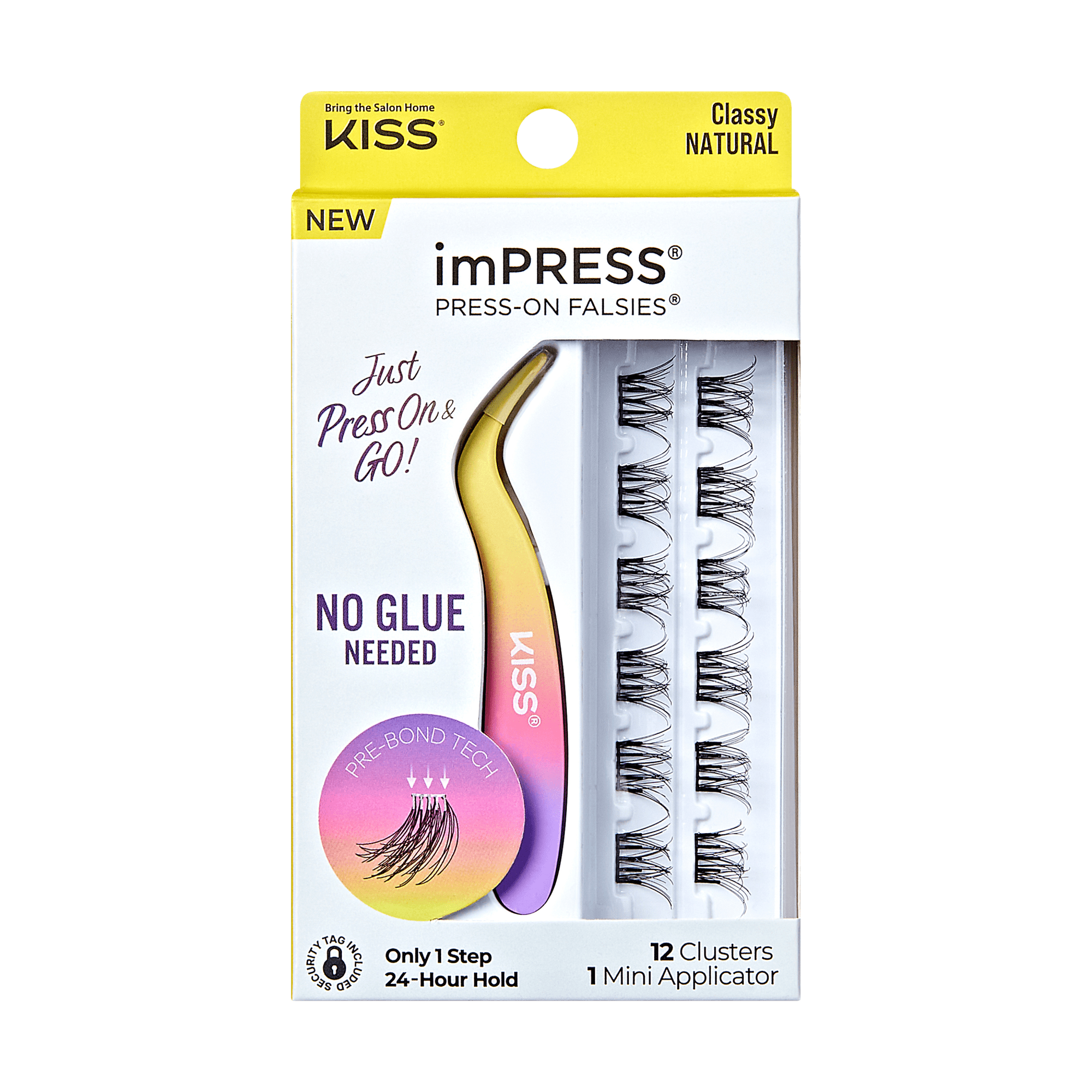 impress-falsies-pre-glued-lash-clusters-minipack-classy-12-clusters-10-12mm image 1