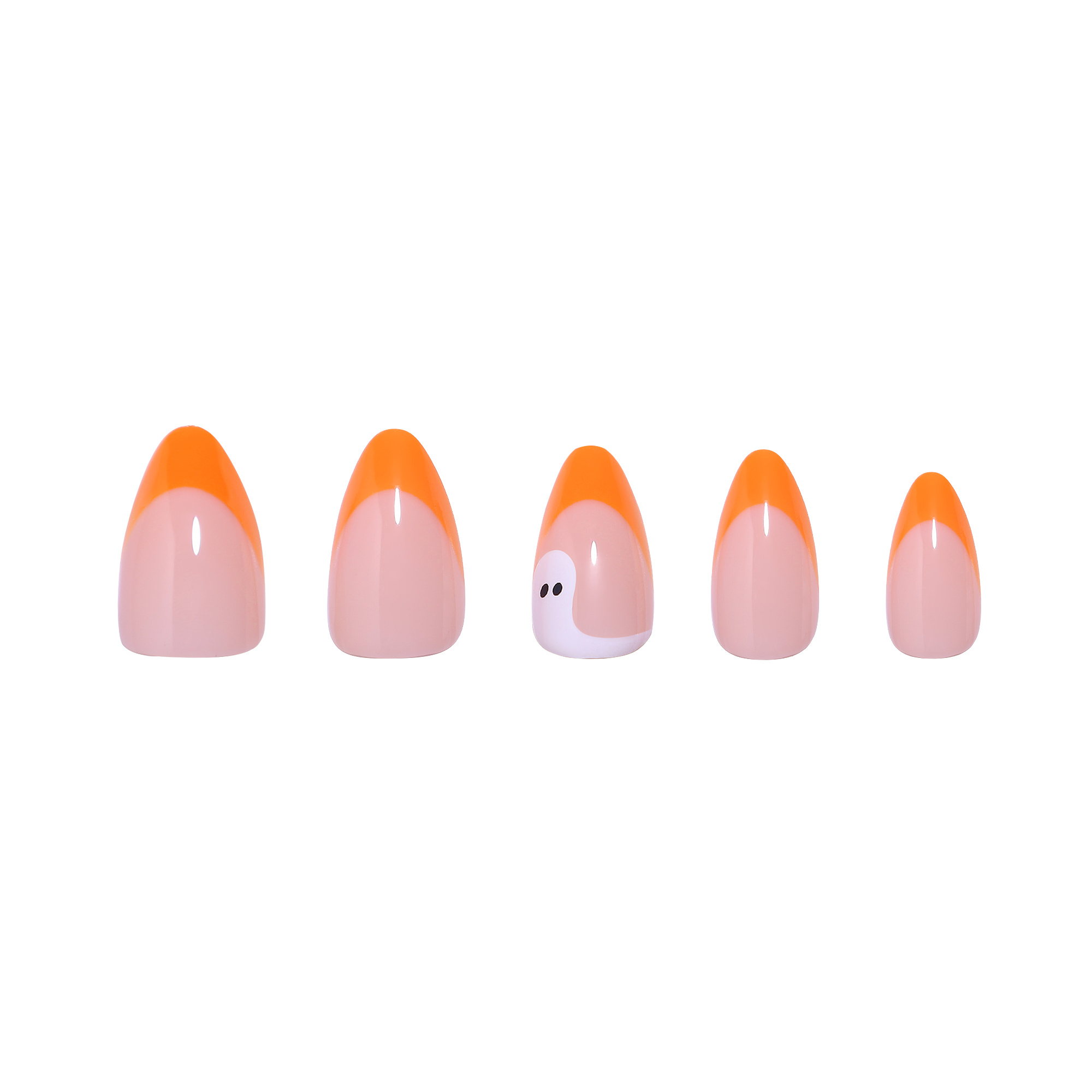 paintlab-pumpkin-a-boo-short-almond-halloween-press-on-nails-cute-pumpkin-french image 3
