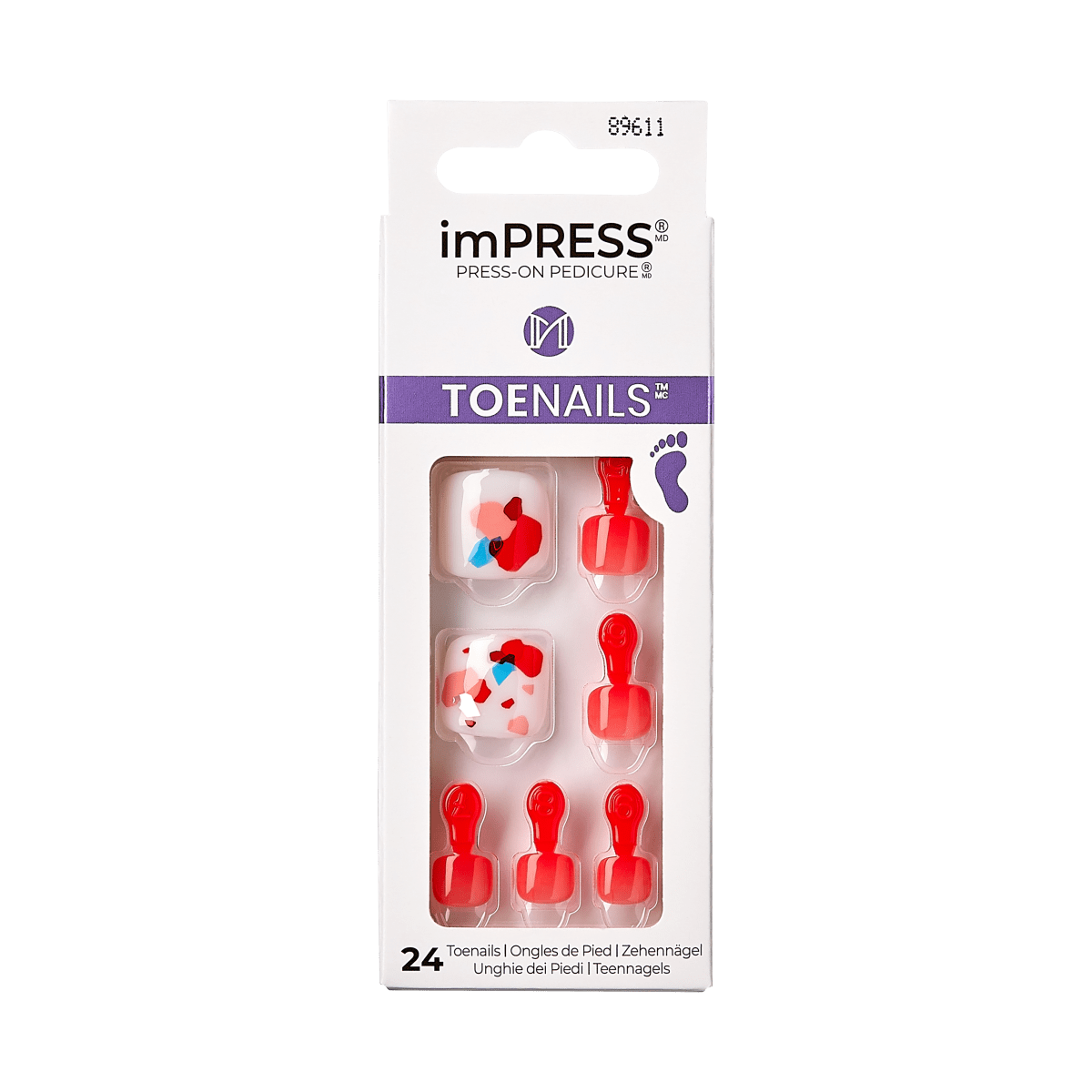 impress-we-re-good-design-no-glue-press-on-toenails-multicolor-short-square image 3