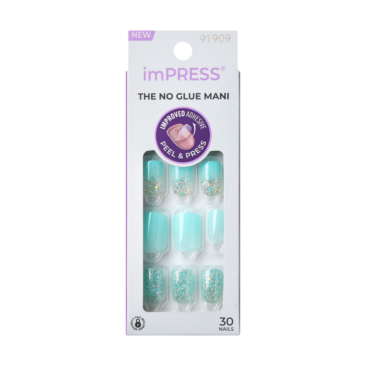 impress-design-no-glue-press-on-nails-eternity-blue-pattern-short-squoval image 6