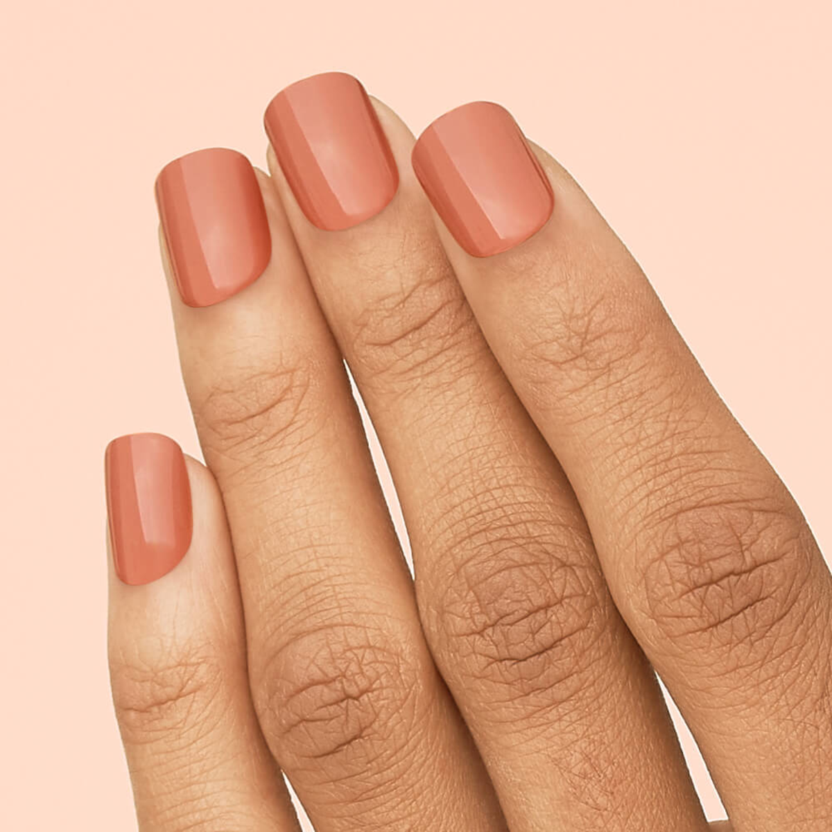 impress-color-press-on-nails-caramel-pink-short-squoval-30ct image 2