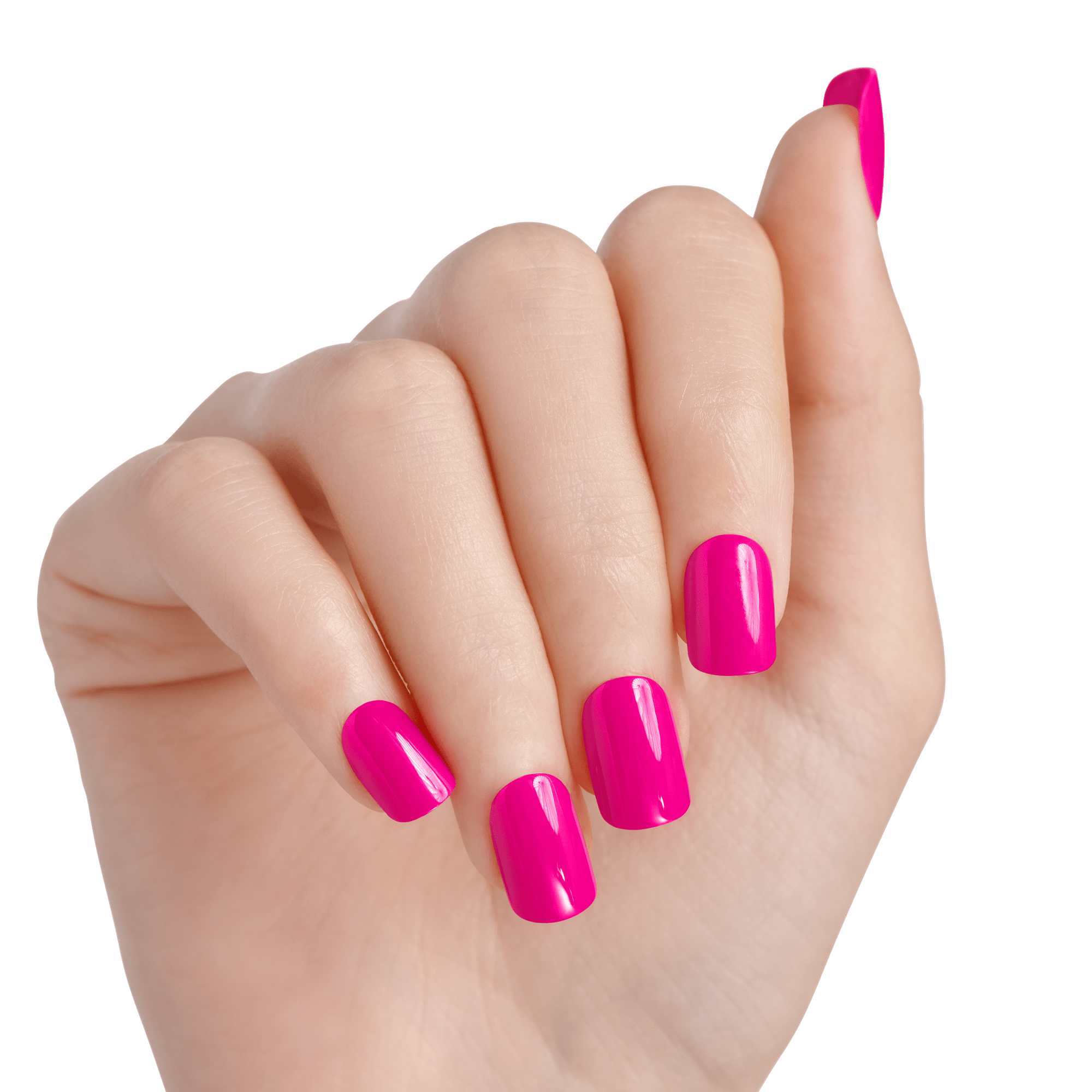 impress-press-on-mani-pedi-bundle-smile-take-my-time-solid-magenta-pink-includes image 3