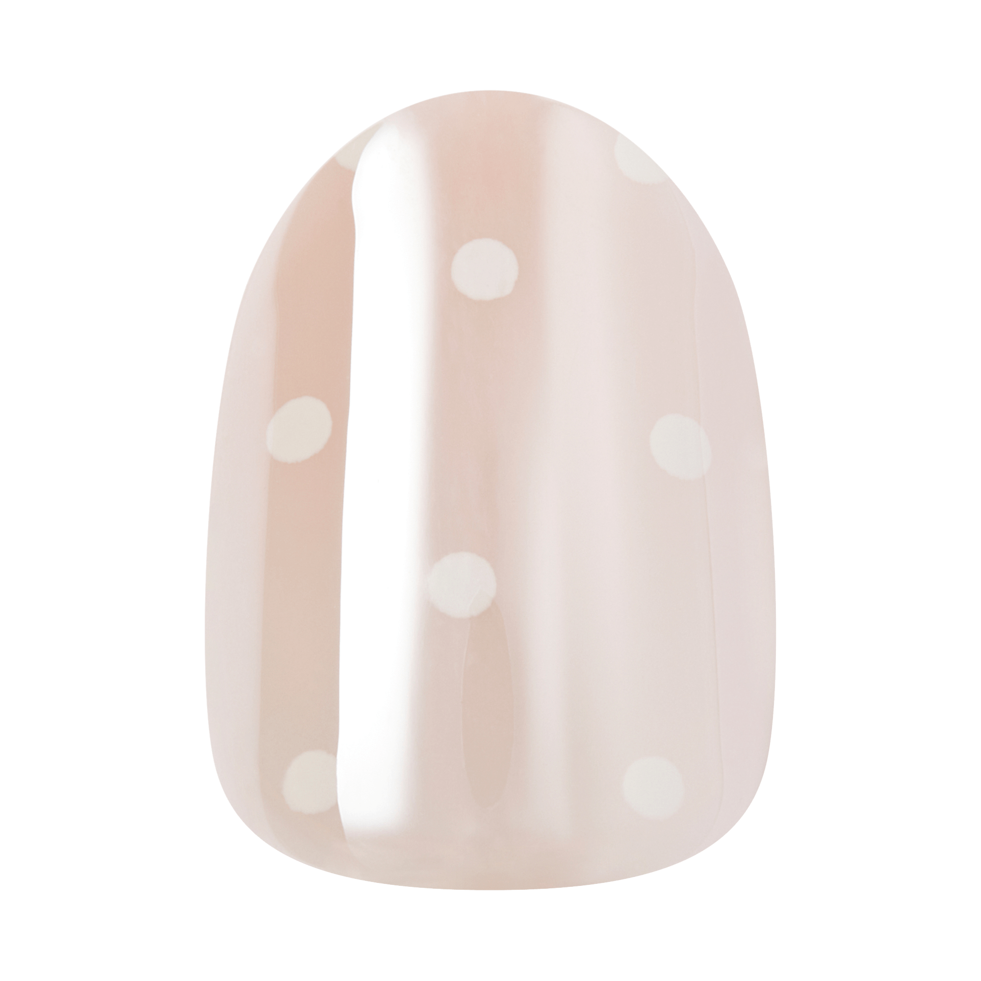 impress-design-fallin-no-glue-press-on-nails-pink-champagne-with-white-polka-dot image 6