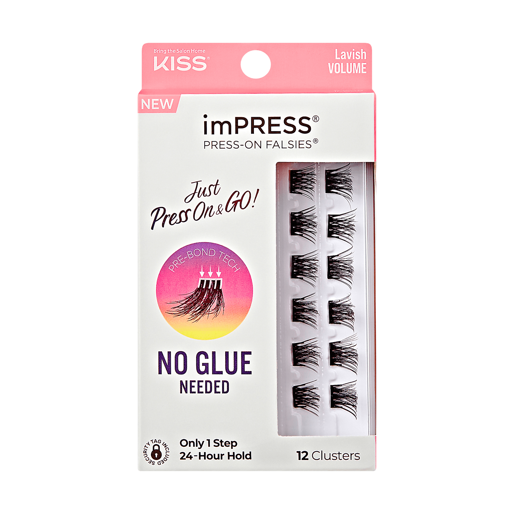 impress-falsies-pre-glued-false-eyelashes-minipack-lavish-12-lash-clusters-12mm- image 1