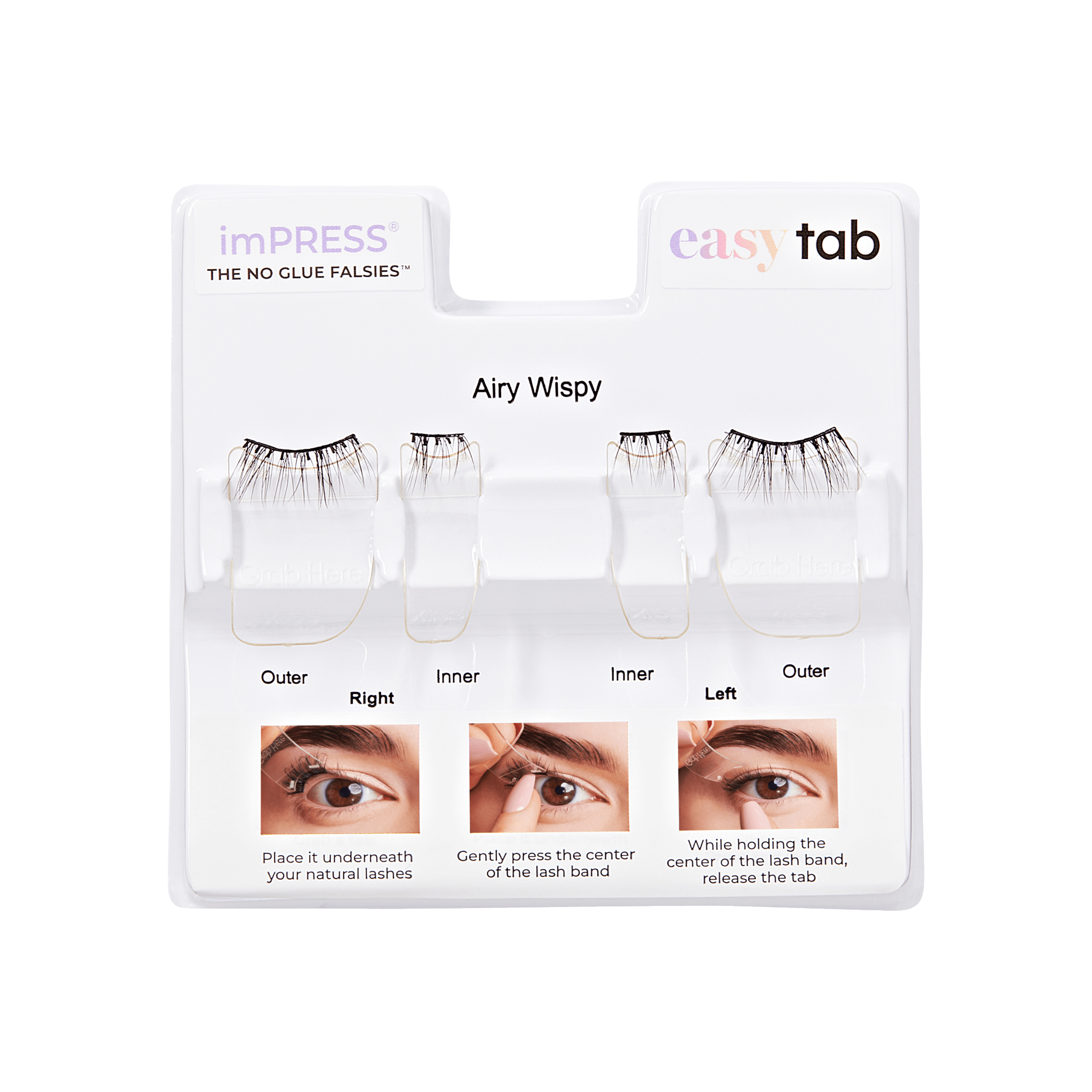 impress-falsies-easy-tab-pre-glued-false-eyelashes-airy-wispy-half-lash-clusters image 6