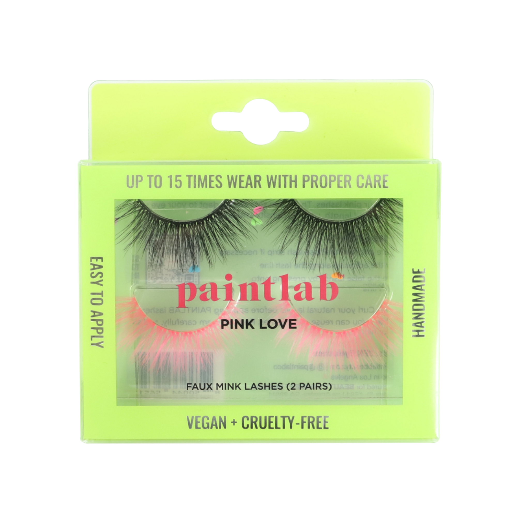 paintlab-pink-love-lashes-2-pack-eyelash-extensions image 1