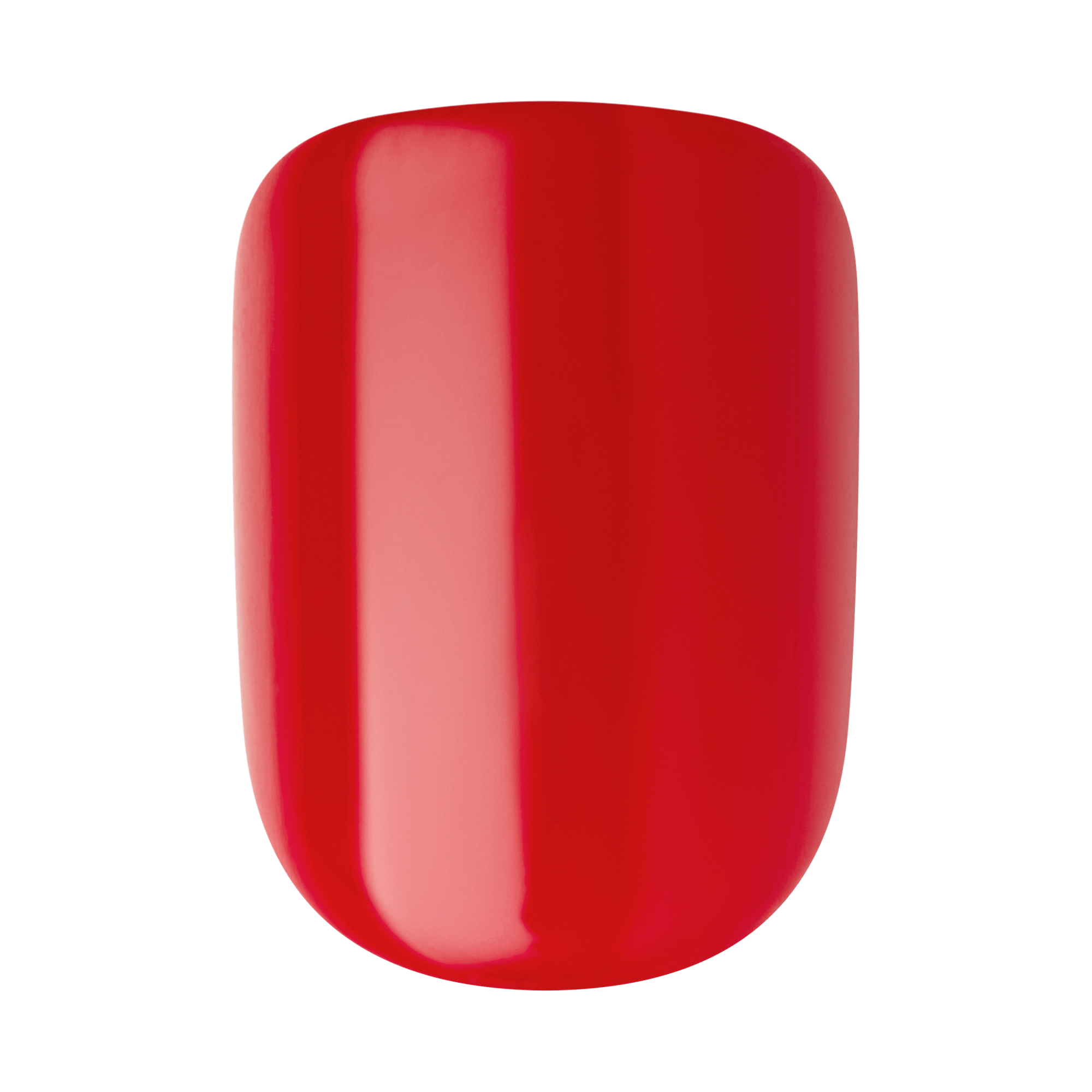 impress-color-no-glue-fake-press-on-nails-golden-harvest-solid-red-short-squoval image 4