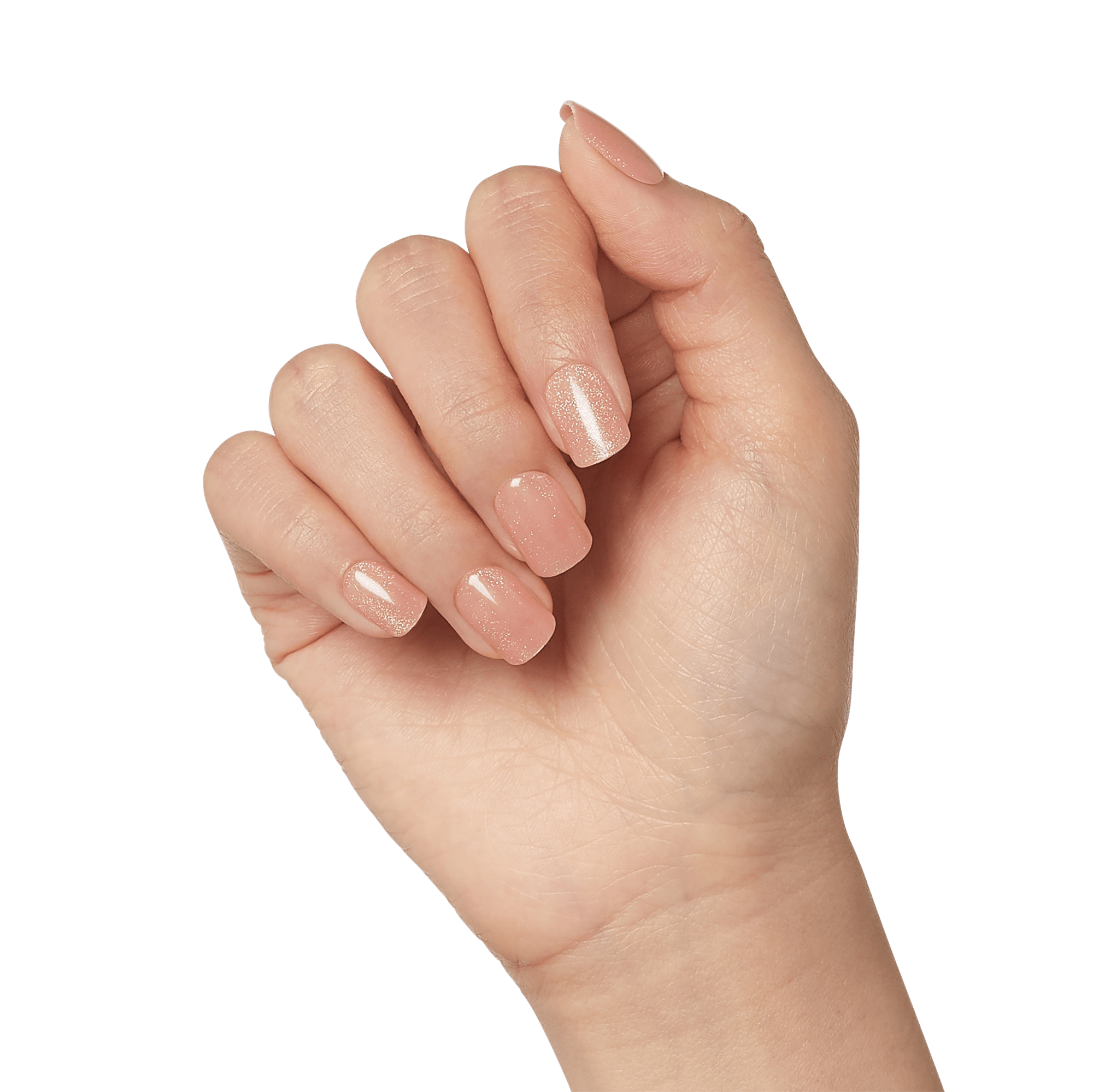 impress-colorfx-starstruck-no-glue-fake-press-on-nails-short-squoval-solid-beige image 4