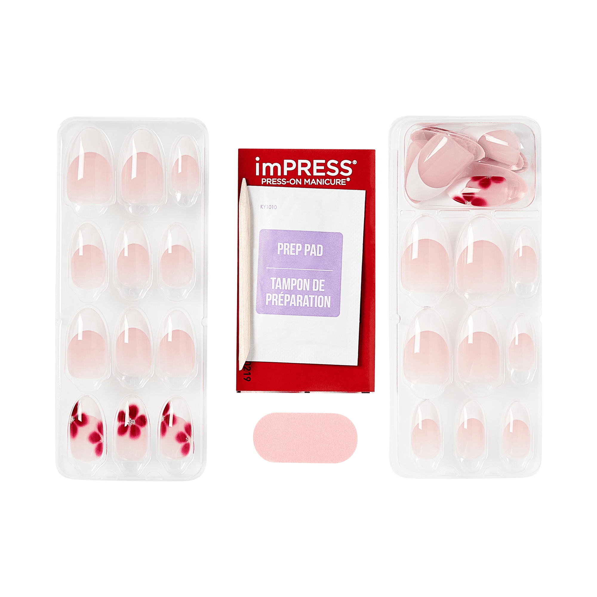 impress-design-no-glue-press-on-nails-hampton-french-white-red-medium-almond-30- image 5