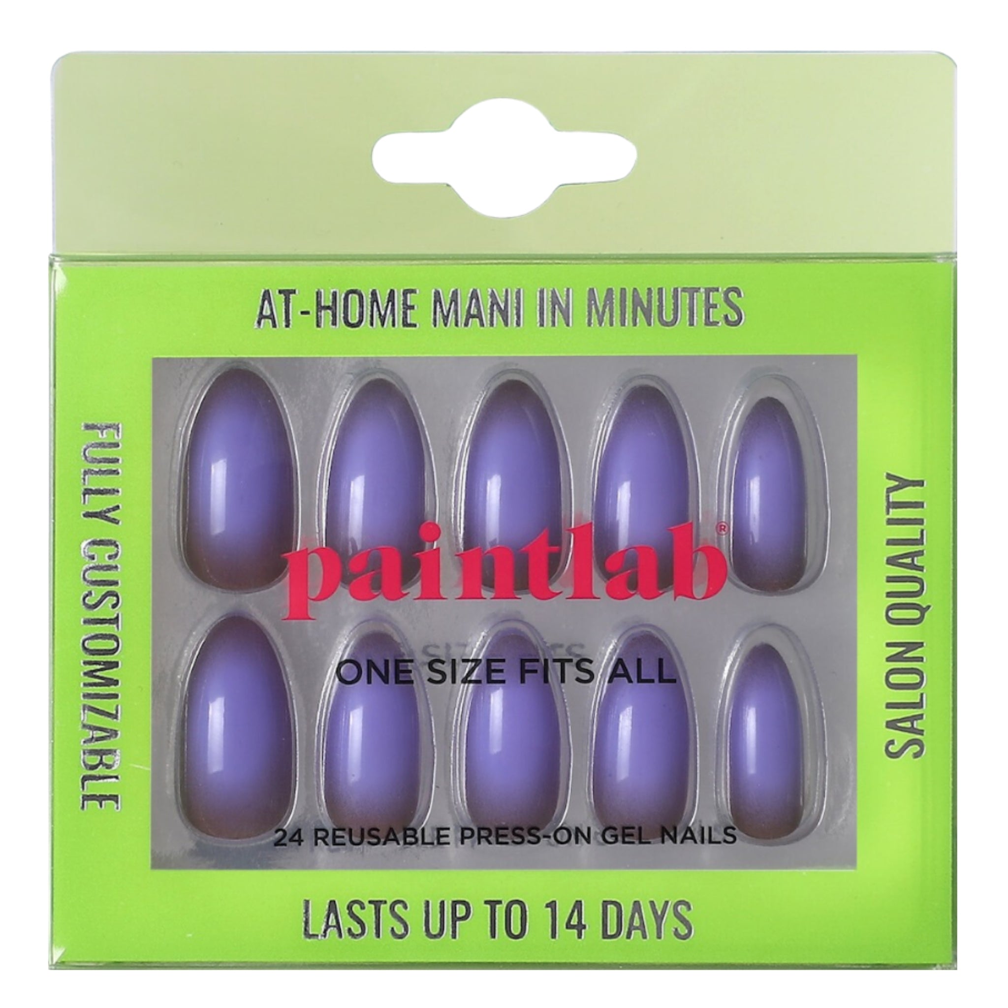 paintlab-444-aura-almond-press-on-nails image 1