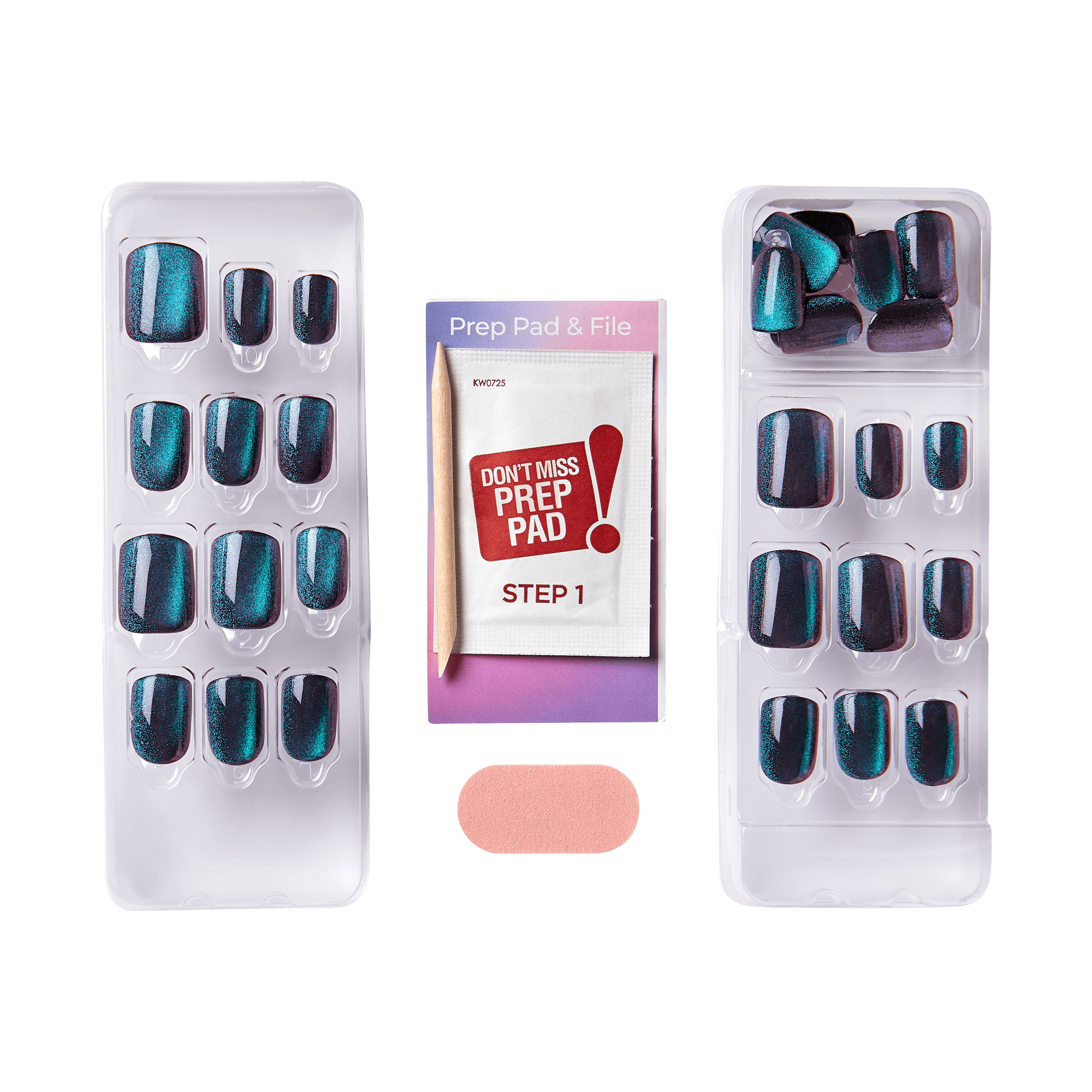 colorfx-by-impress-no-glue-press-on-nails-better-things-solid-green-short-squova image 4
