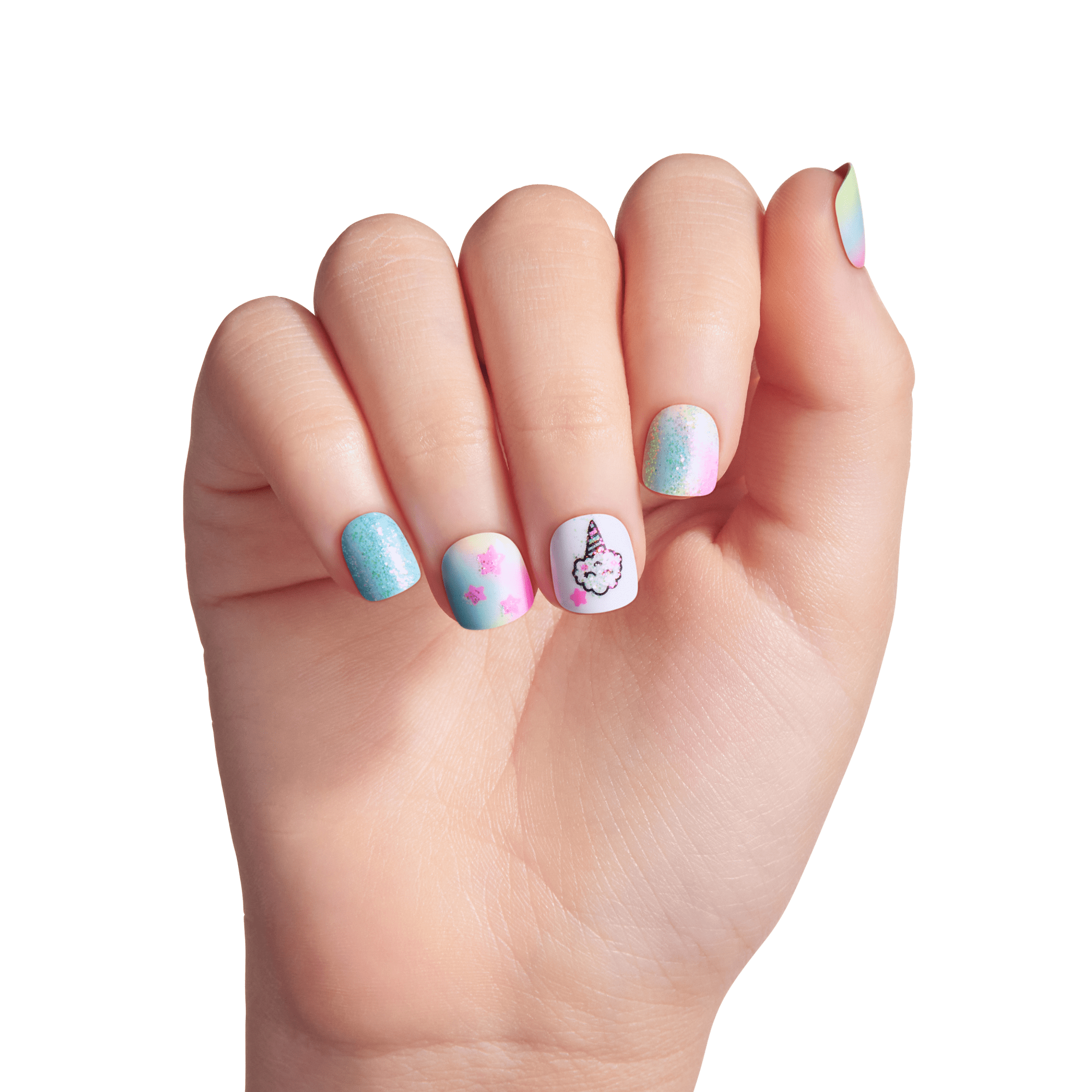 impress-kids-no-glue-press-on-nails-berry-best-multicolor-short-squoval-20-count image 3