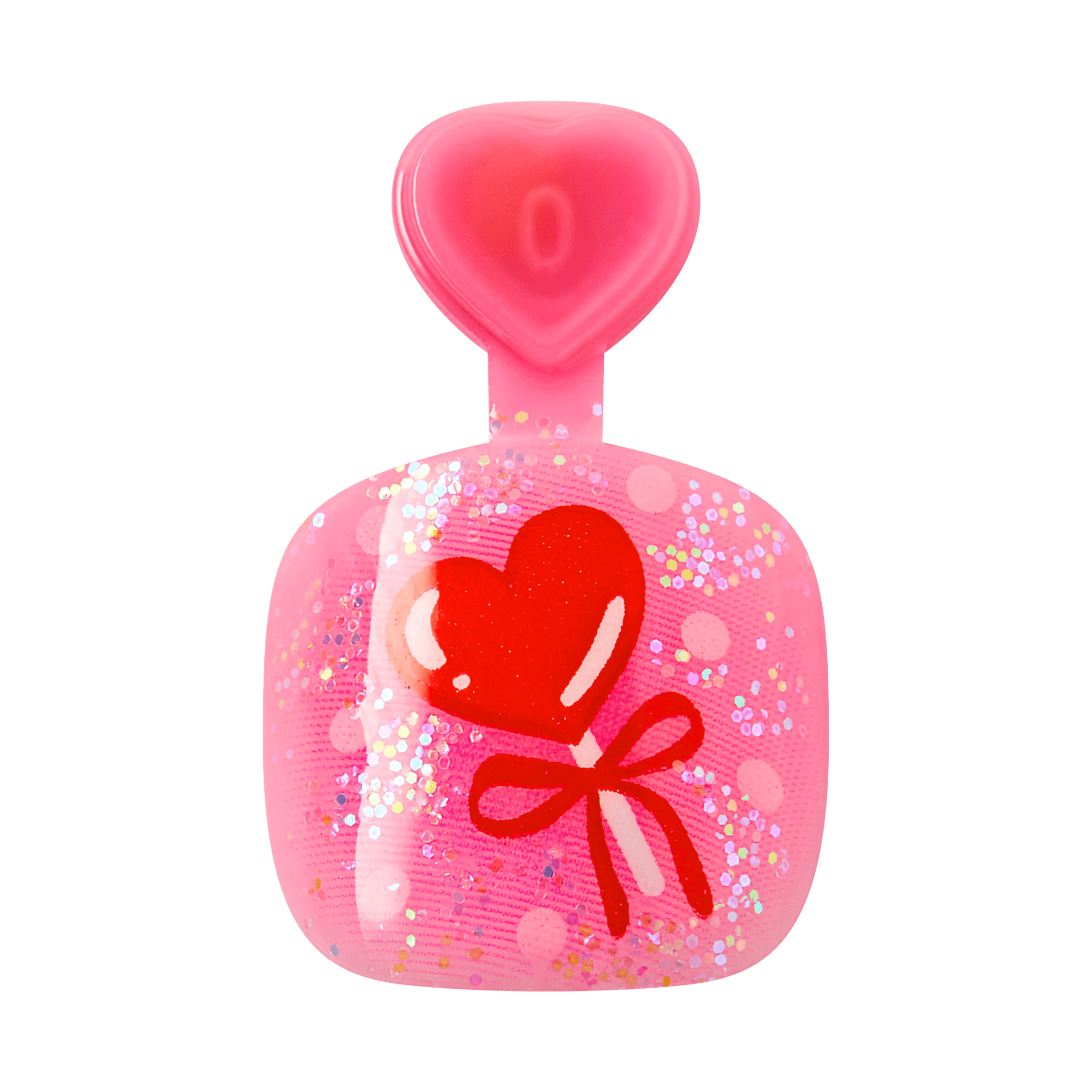 impress-kids-no-glue-press-on-nails-candy-heart-design-red-pink-squoval-20-nails image 6