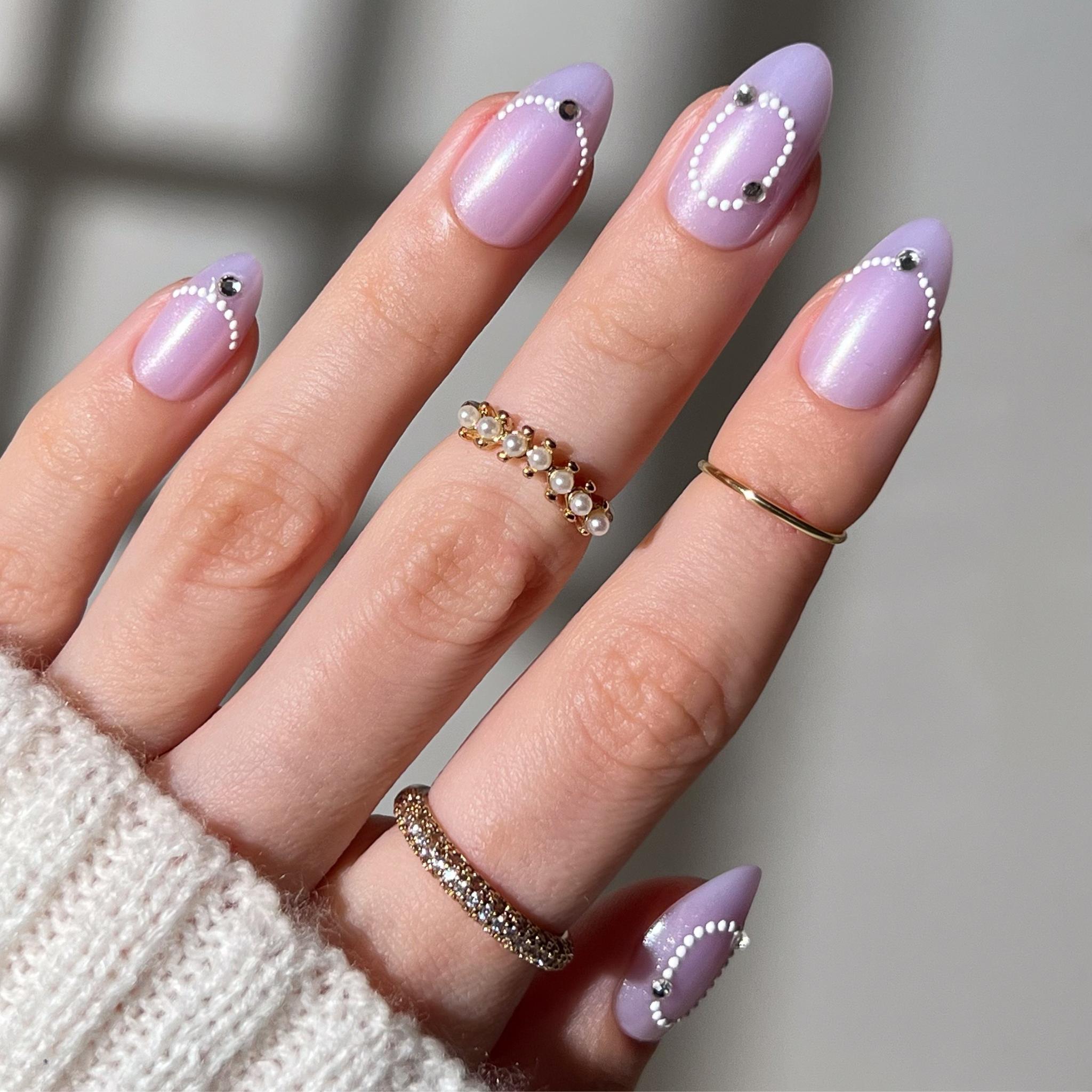 paintlab-pearl-romance-nail-stickers-lustrous-pearl-decals-for-luxury-manicure image 2