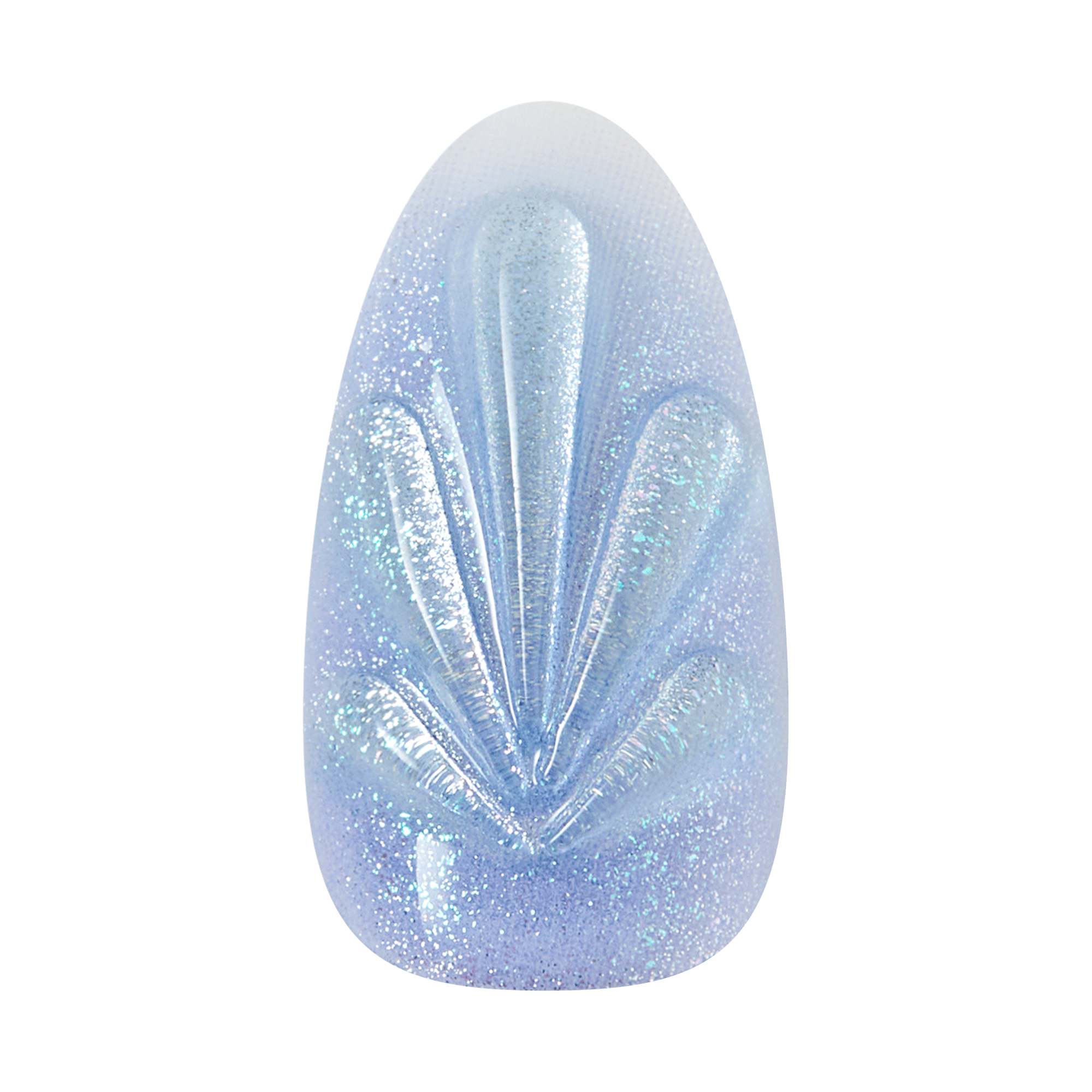 impress-ciel-no-glue-press-on-nails-medium-almond-sky-blue-with-3d-details image 6