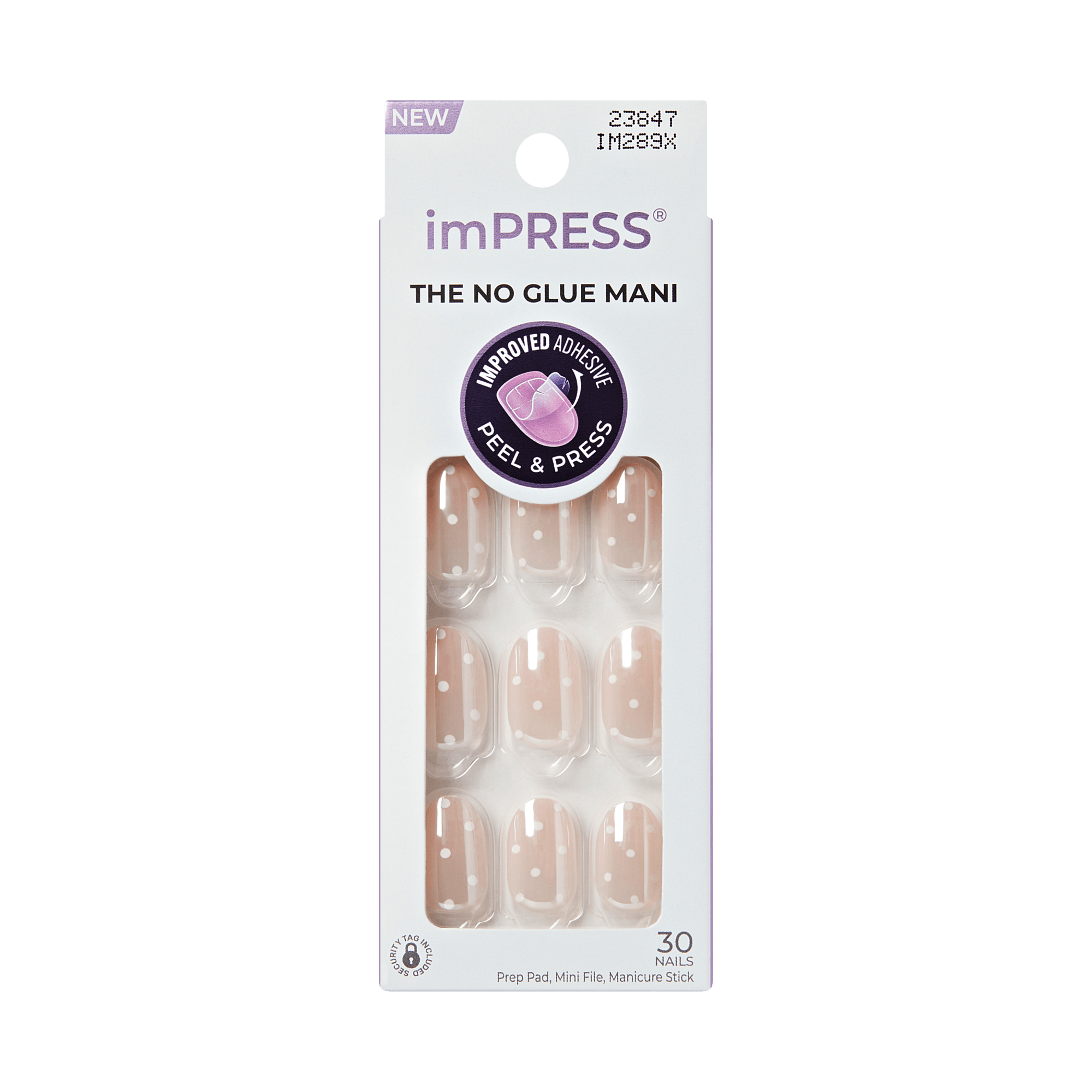 impress-design-fallin-no-glue-press-on-nails-pink-champagne-with-white-polka-dot image 7