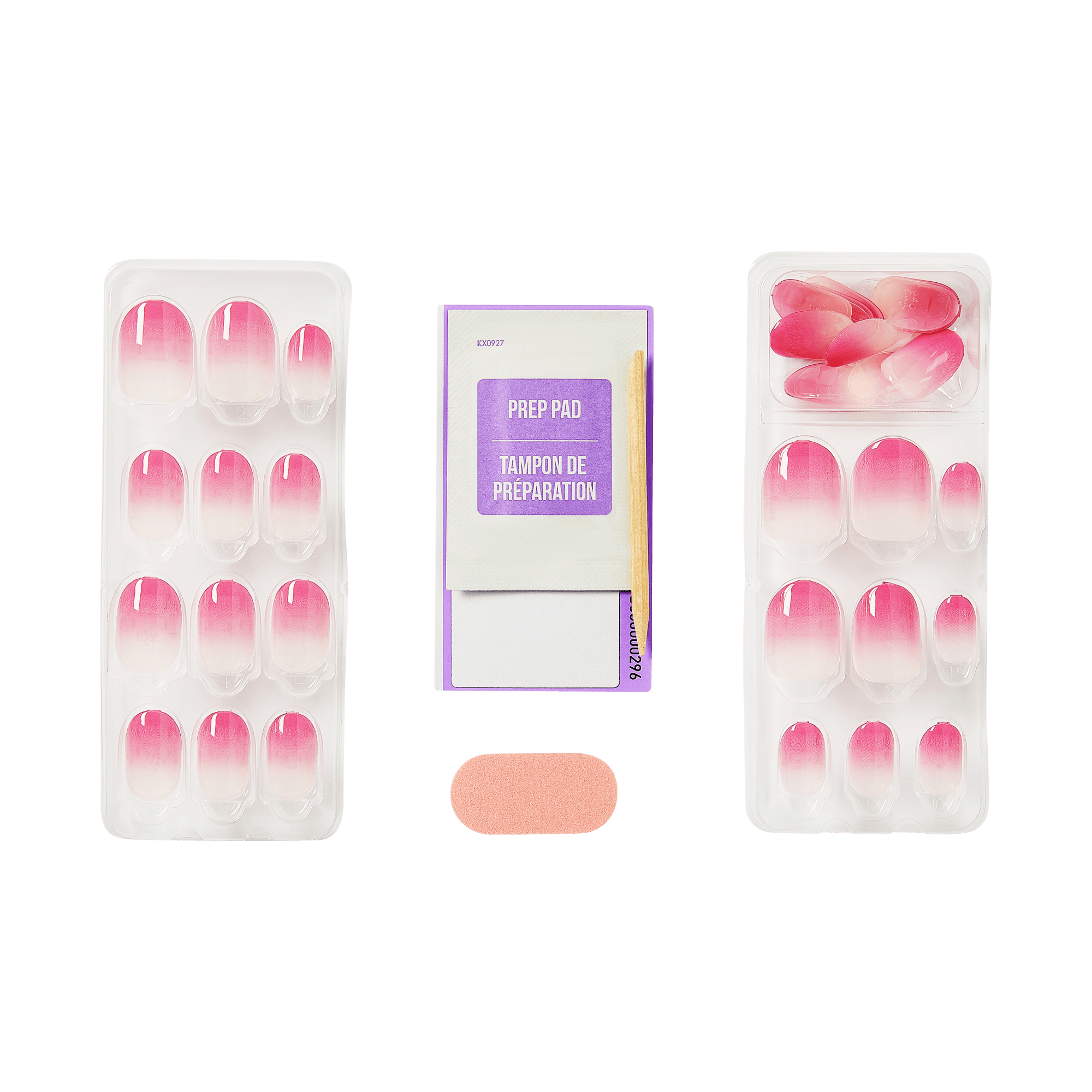 impress-secretly-yours-design-no-glue-press-on-nails-pink-short-oval-30-count image 3