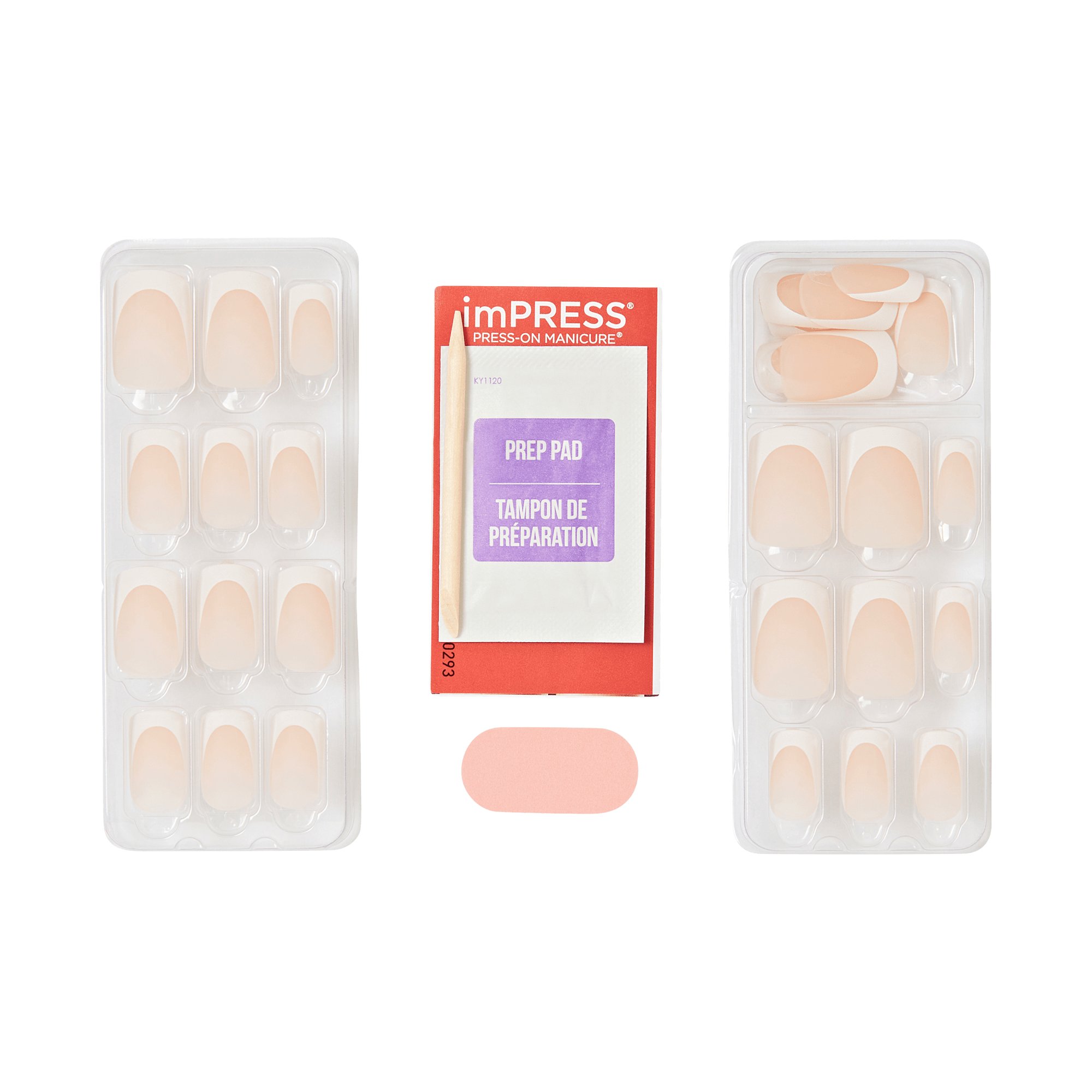 impress-design-no-glue-press-on-nails-twist-french-tips-medium-squoval-30-nails image 5