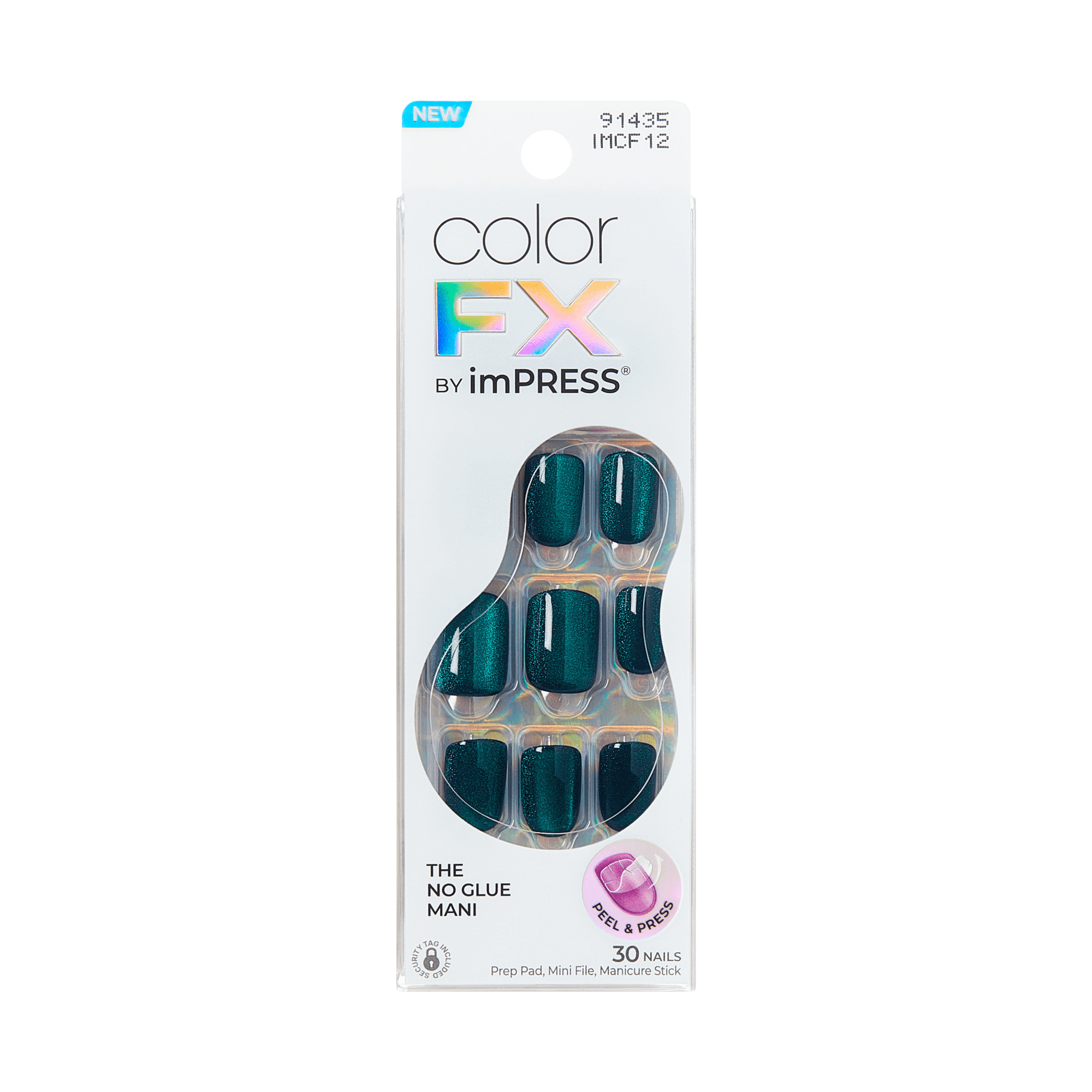 colorfx-by-impress-no-glue-press-on-nails-better-things-solid-green-short-squova image 6