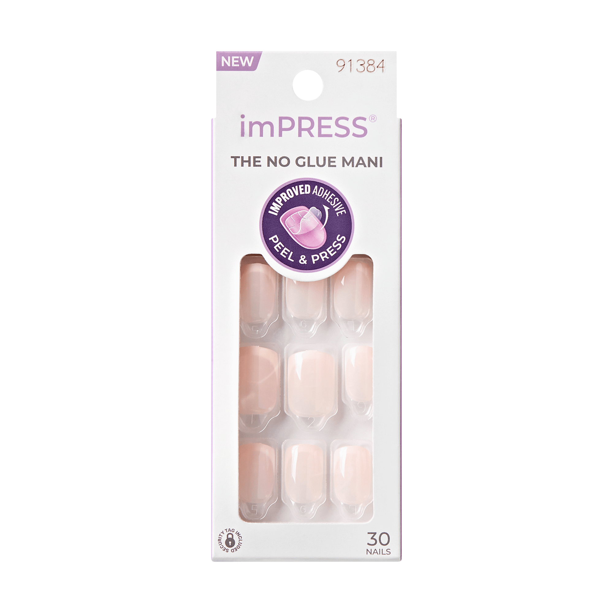 impress-french-no-glue-fake-press-on-nails-heroic-french-tips-white-neutral-shor image 6