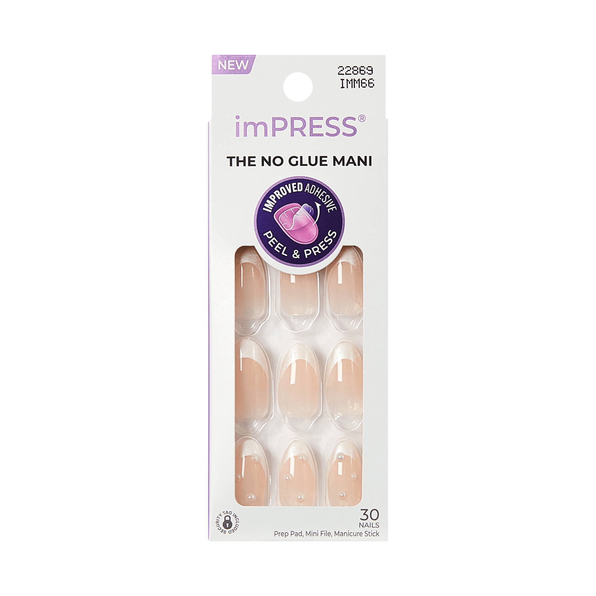 impress-design-no-glue-fake-press-on-nails-chills-3d-jewel-french-white-medium-a image 6