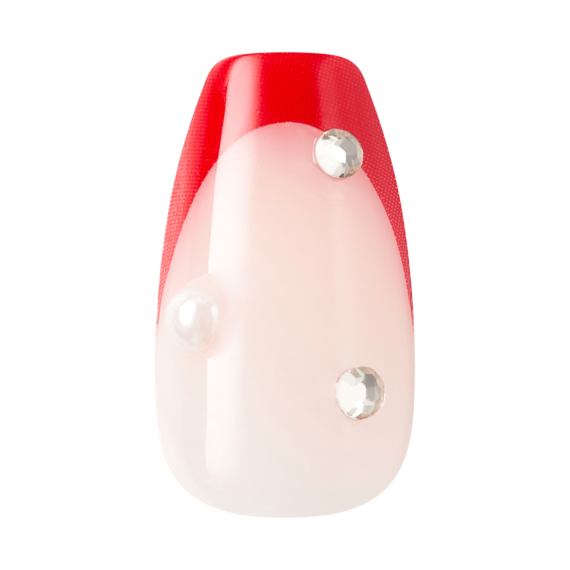impress-happy-world-no-glue-press-on-nails-3d-jewel-french-red-medium-coffin image 5