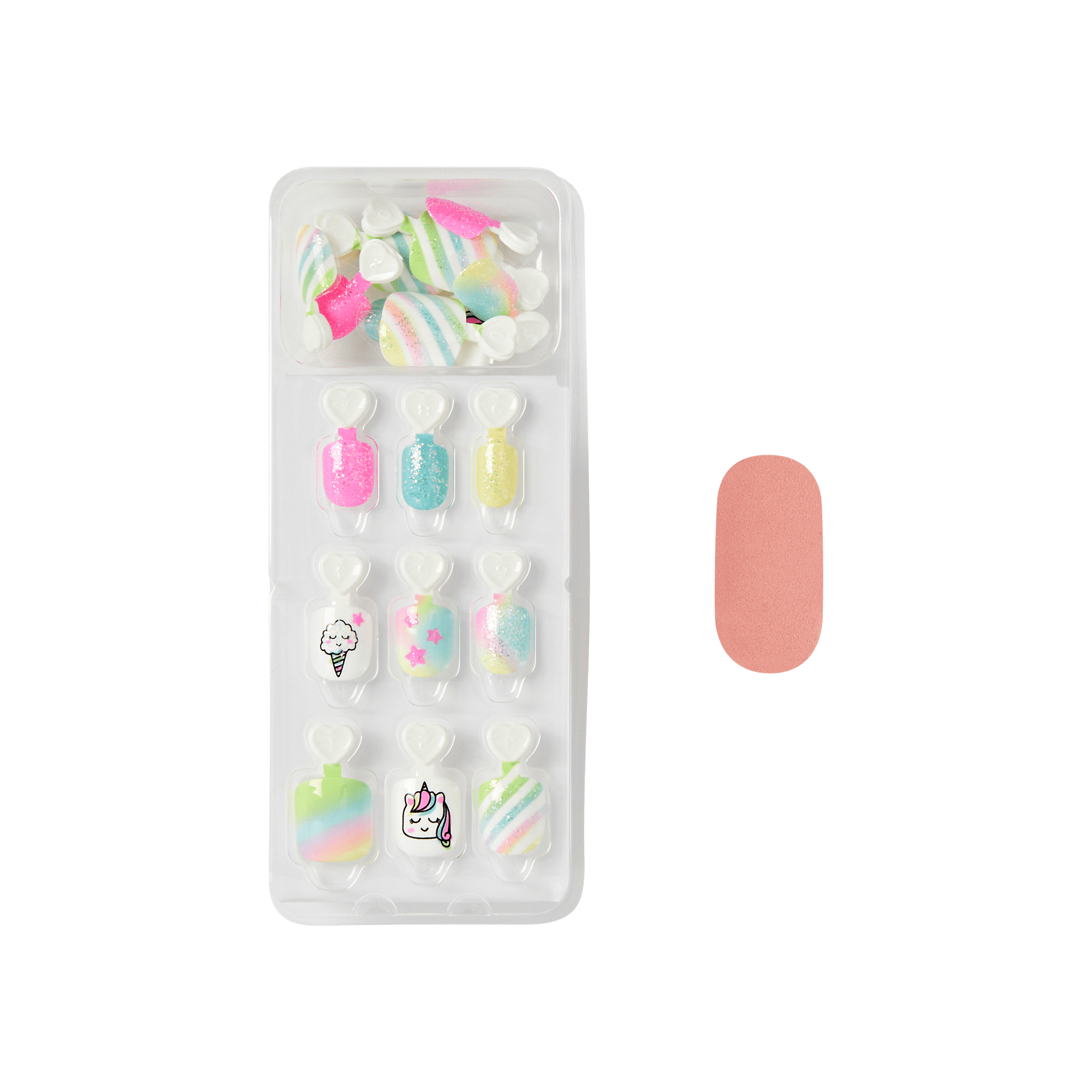 impress-kids-no-glue-press-on-nails-berry-best-multicolor-short-squoval-20-count image 4