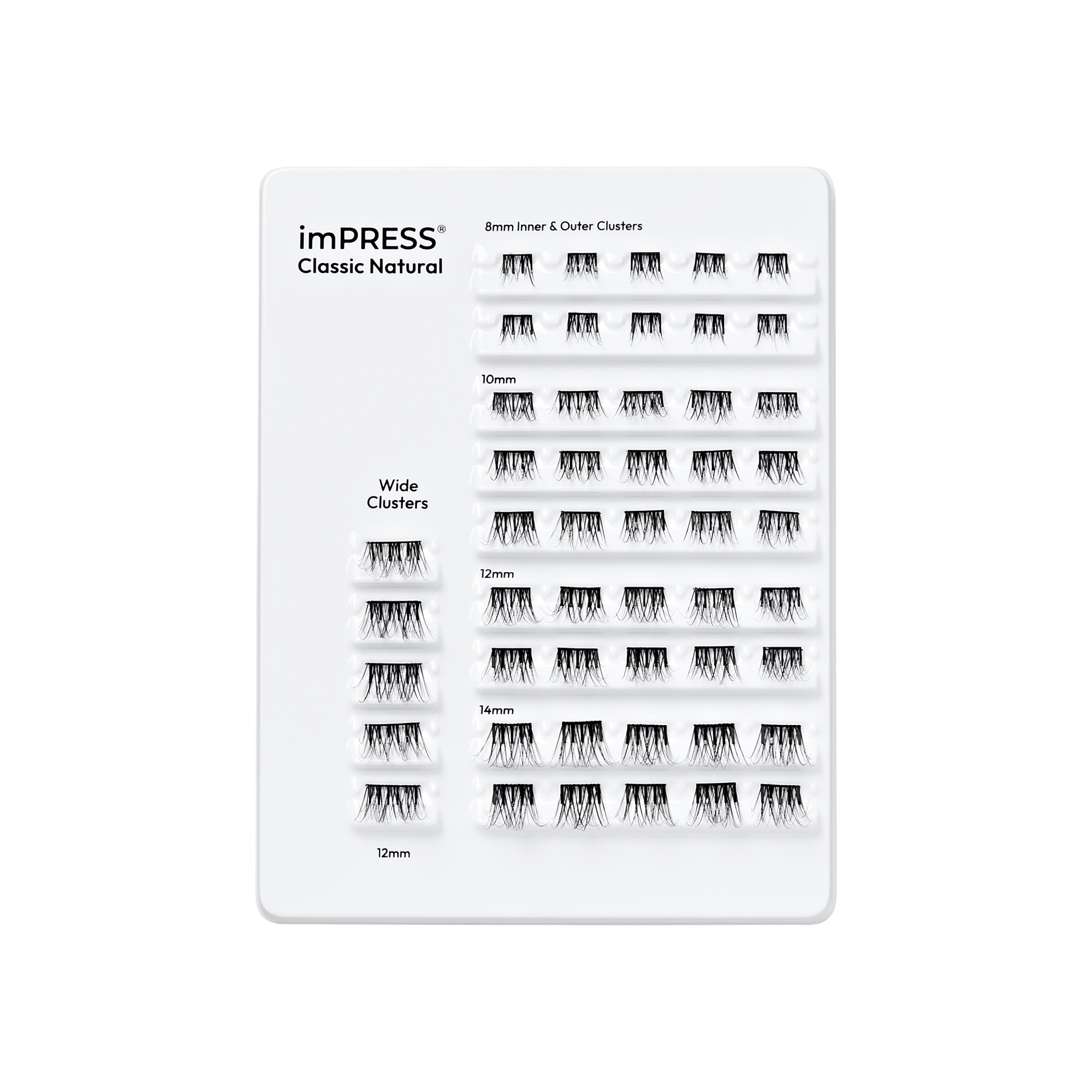 impress-classic-natural-pre-glued-false-eyelashes-multipack-50-lash-clusters-8mm image 6