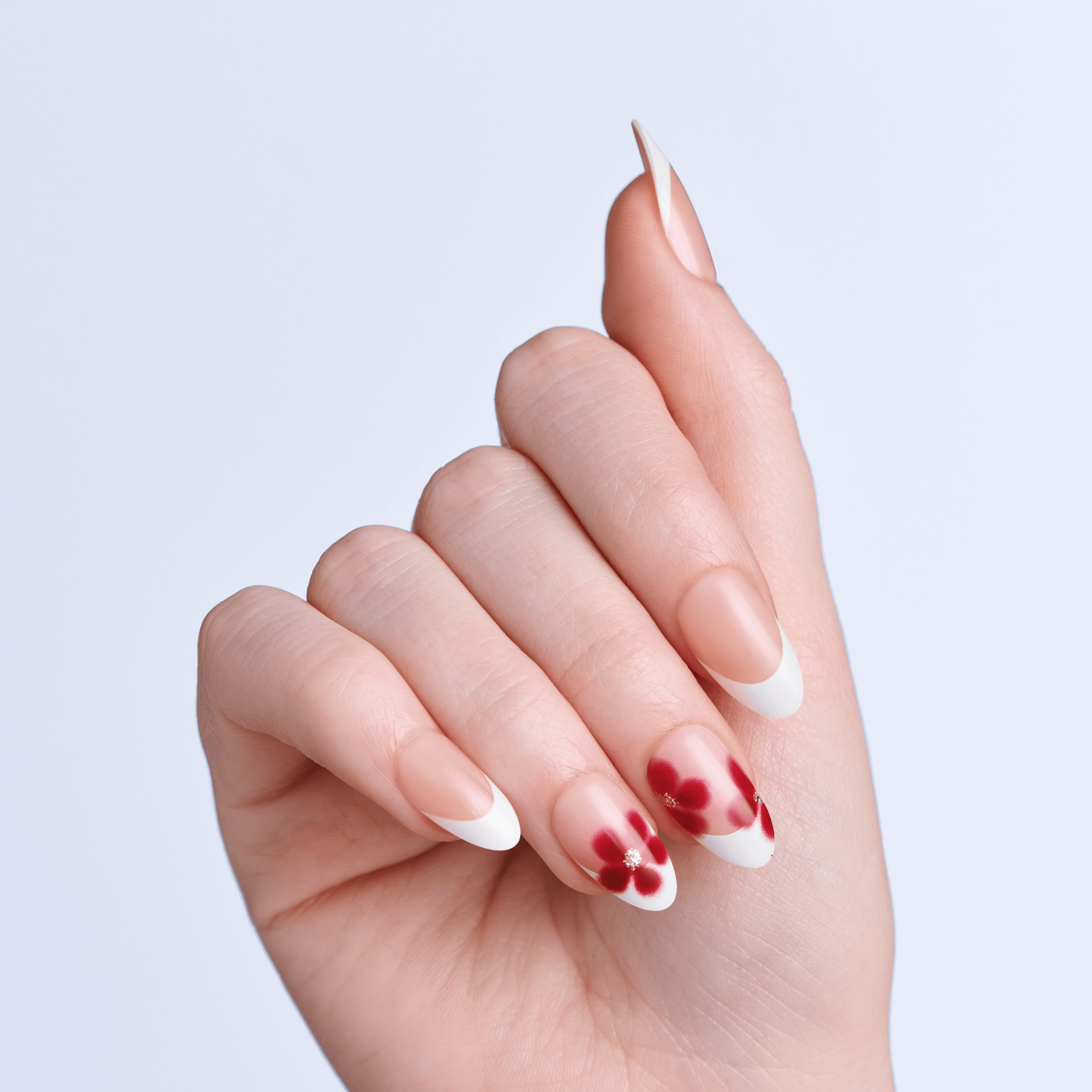 impress-design-no-glue-press-on-nails-hampton-french-white-red-medium-almond-30- image 3
