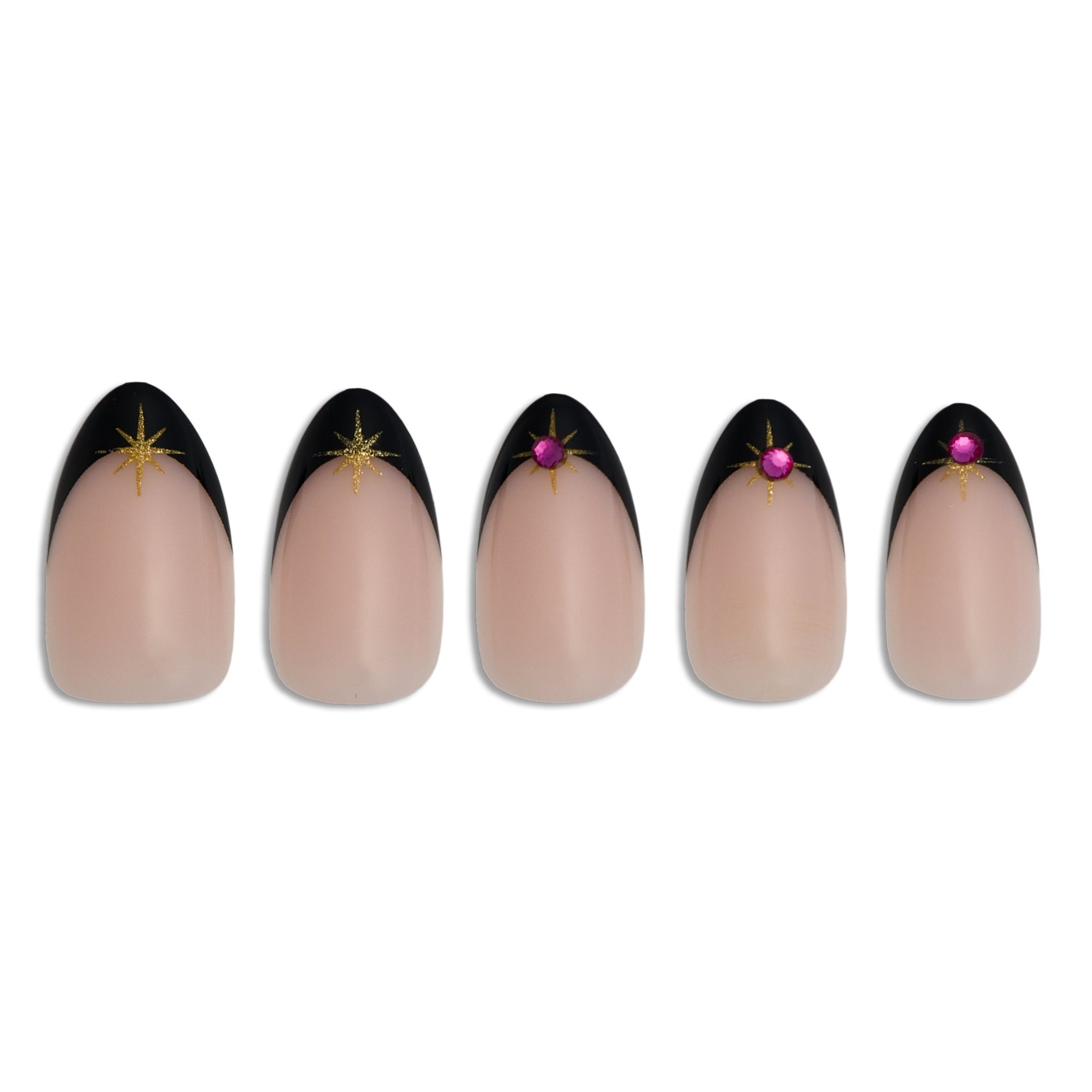paintlab-rockstar-short-almond-press-on-nails-3d-accents-concert-ready-only-10 image 3