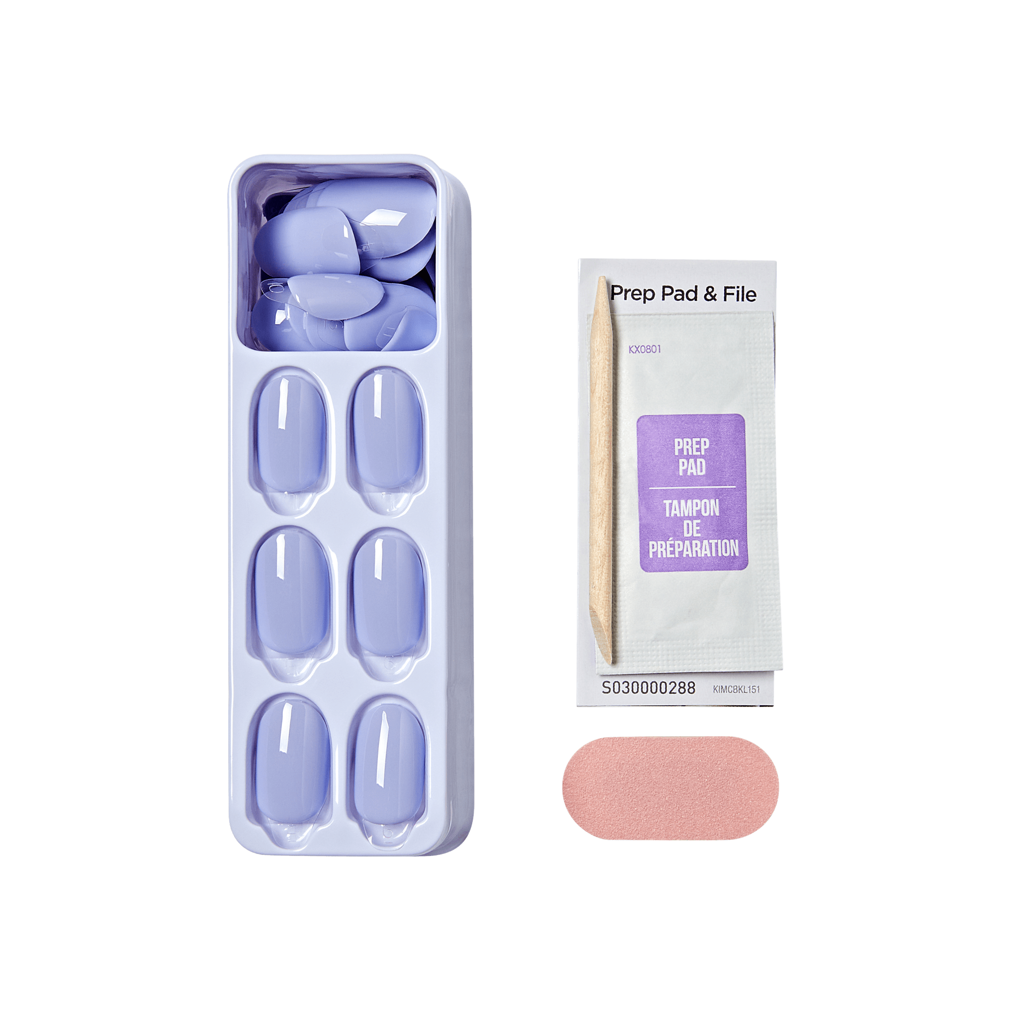 impress-color-no-glue-press-on-nails-the-answer-solid-purple-short-oval image 3