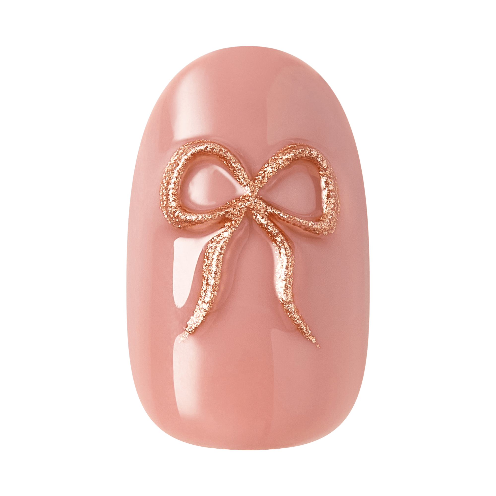impress-design-no-glue-fake-press-on-nails-close-to-you-3d-solid-pink-short-oval image 6