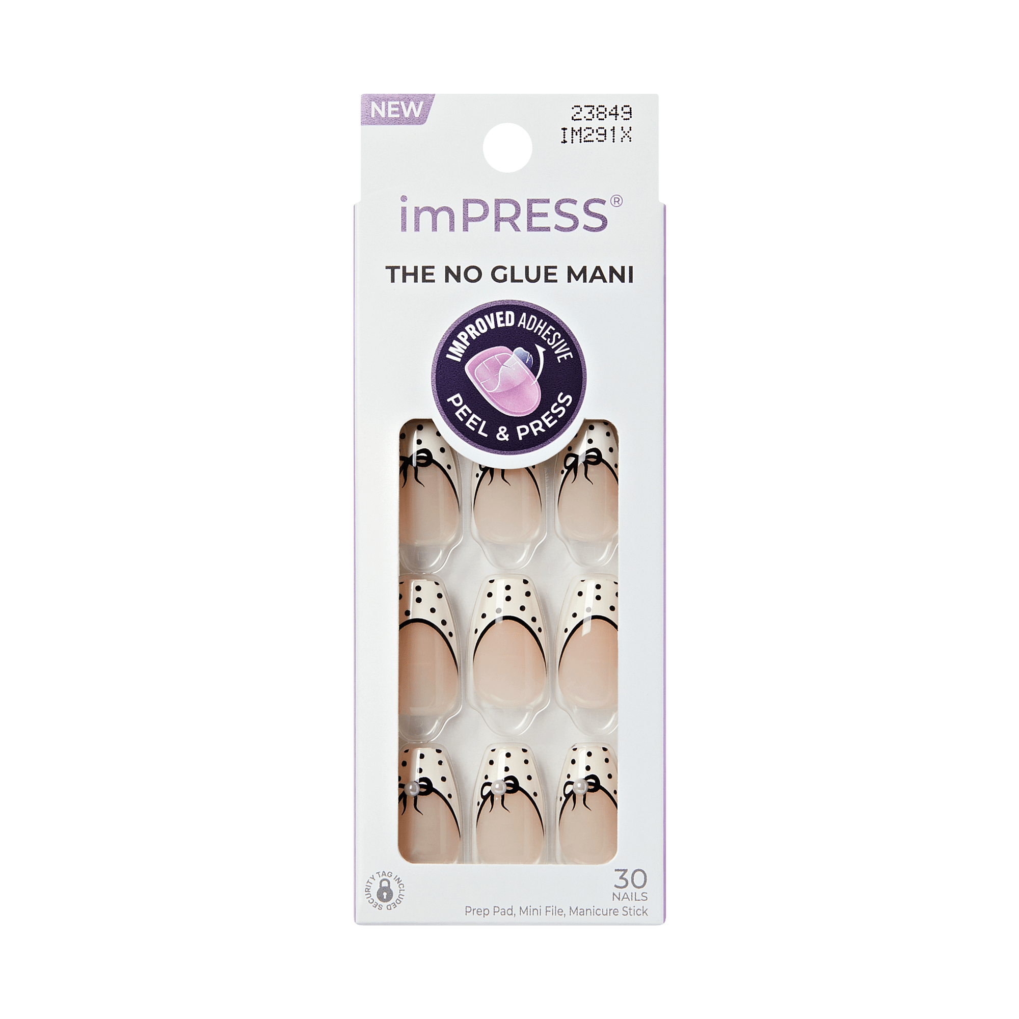 impress-design-no-glue-fake-press-on-nails-leafy-black-white-french-coffin-mediu image 7
