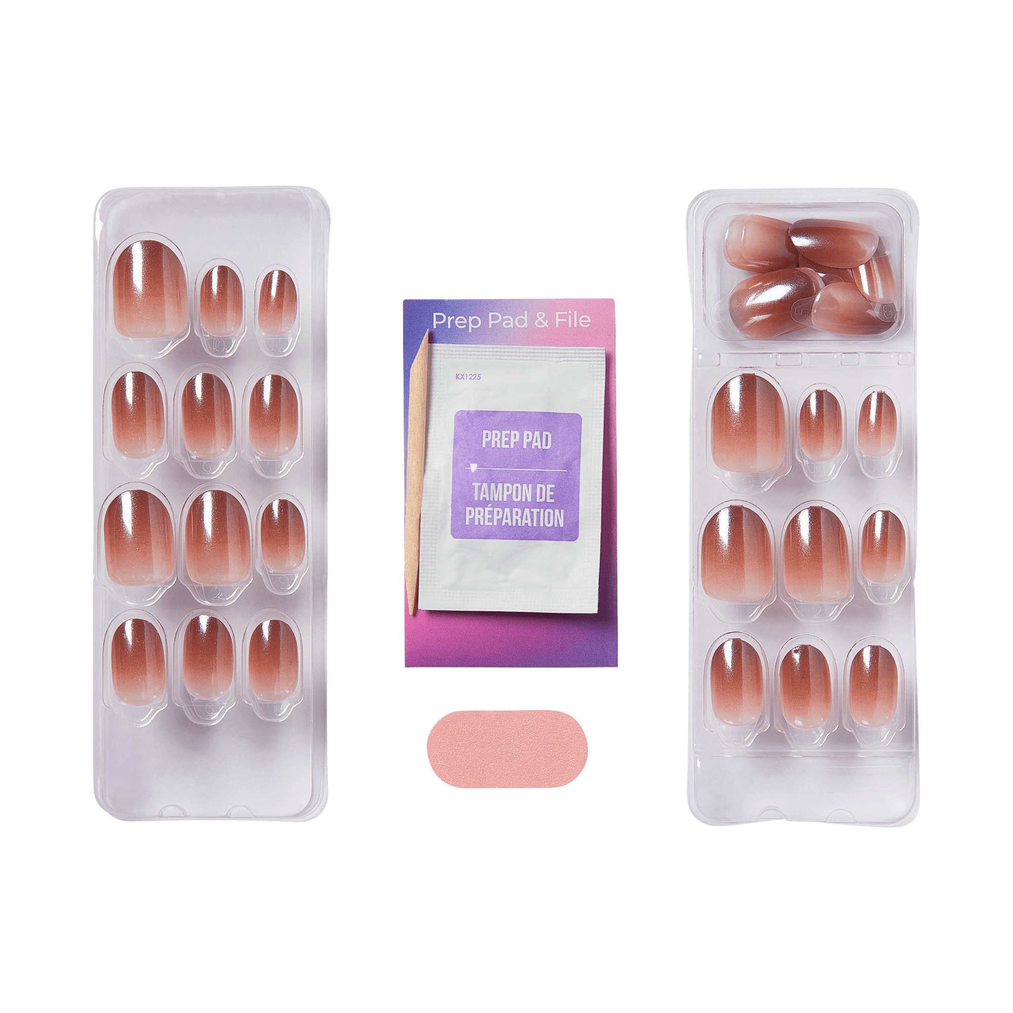colorfx-by-impress-no-glue-press-on-nails-blissful-radiance-brown-ombre-short-ov image 6