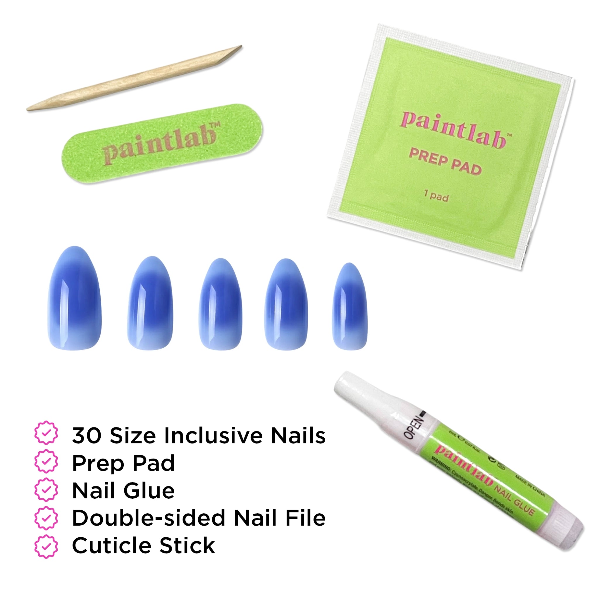 paintlab-888-aura-almond-press-on-nails image 4